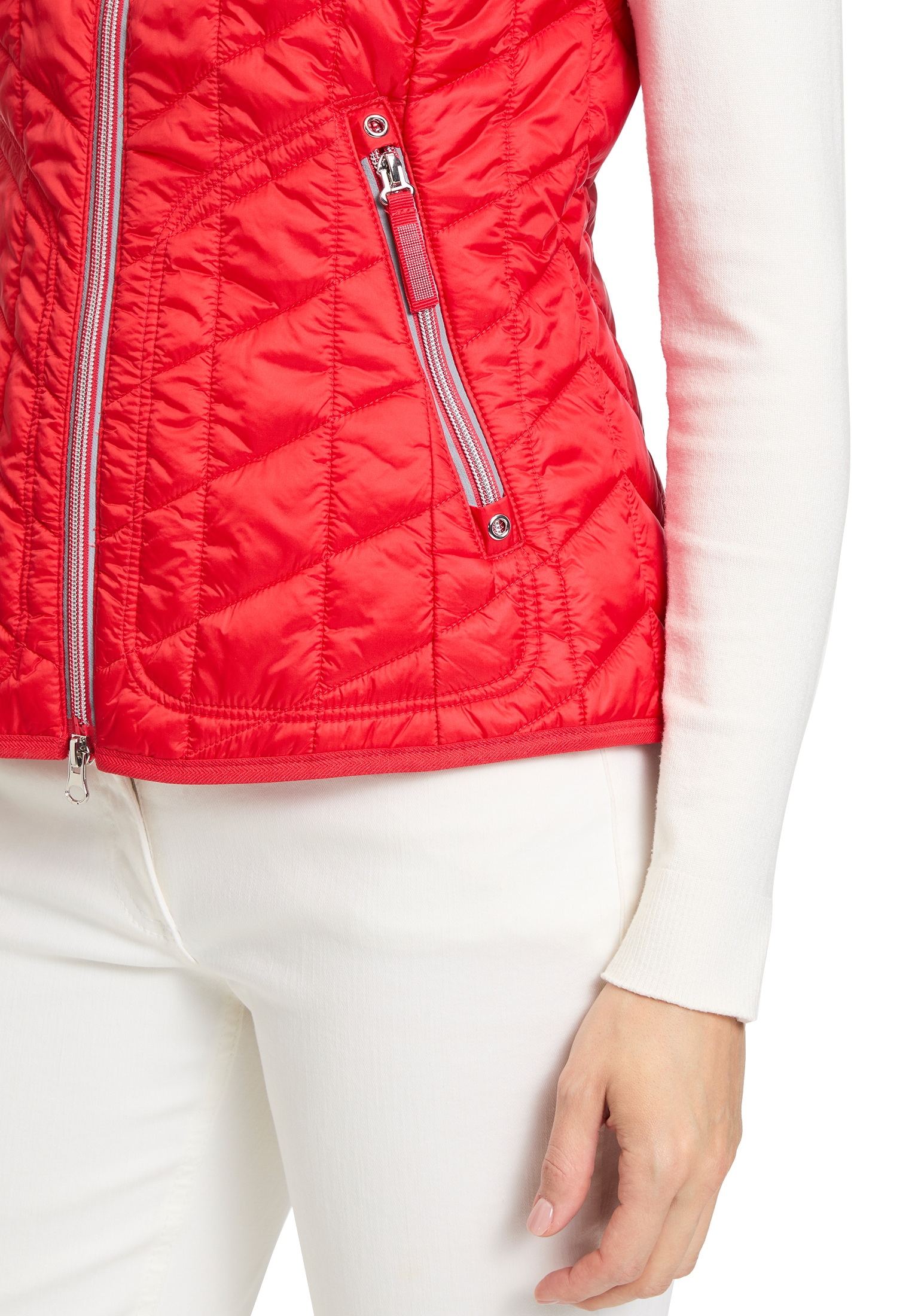 Betty Barclay Strickweste »Betty Barclay Damen Steppweste mit Stehkragen«, Sandwich versteppt