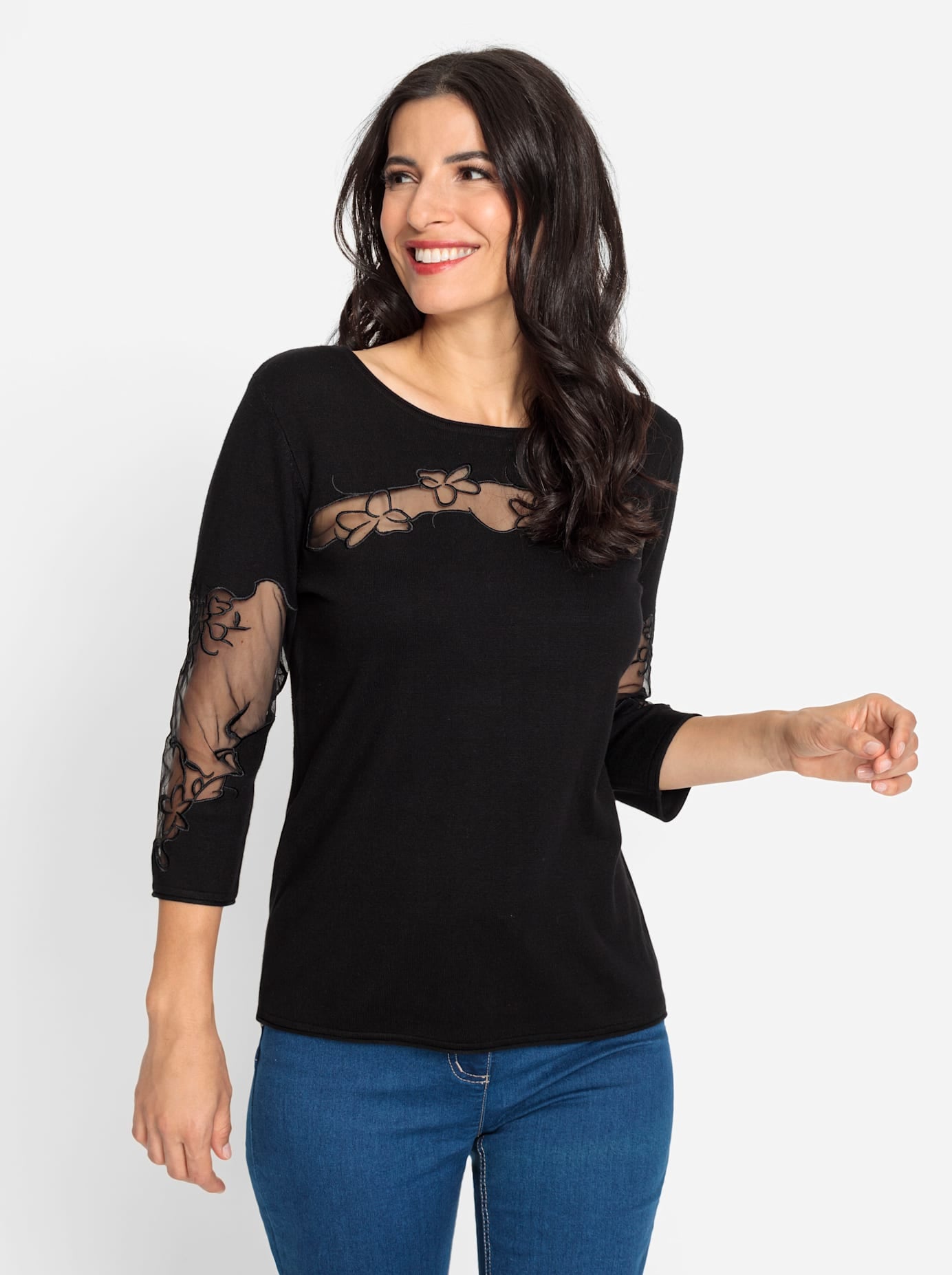 heine Rundhalspullover »Pullover«