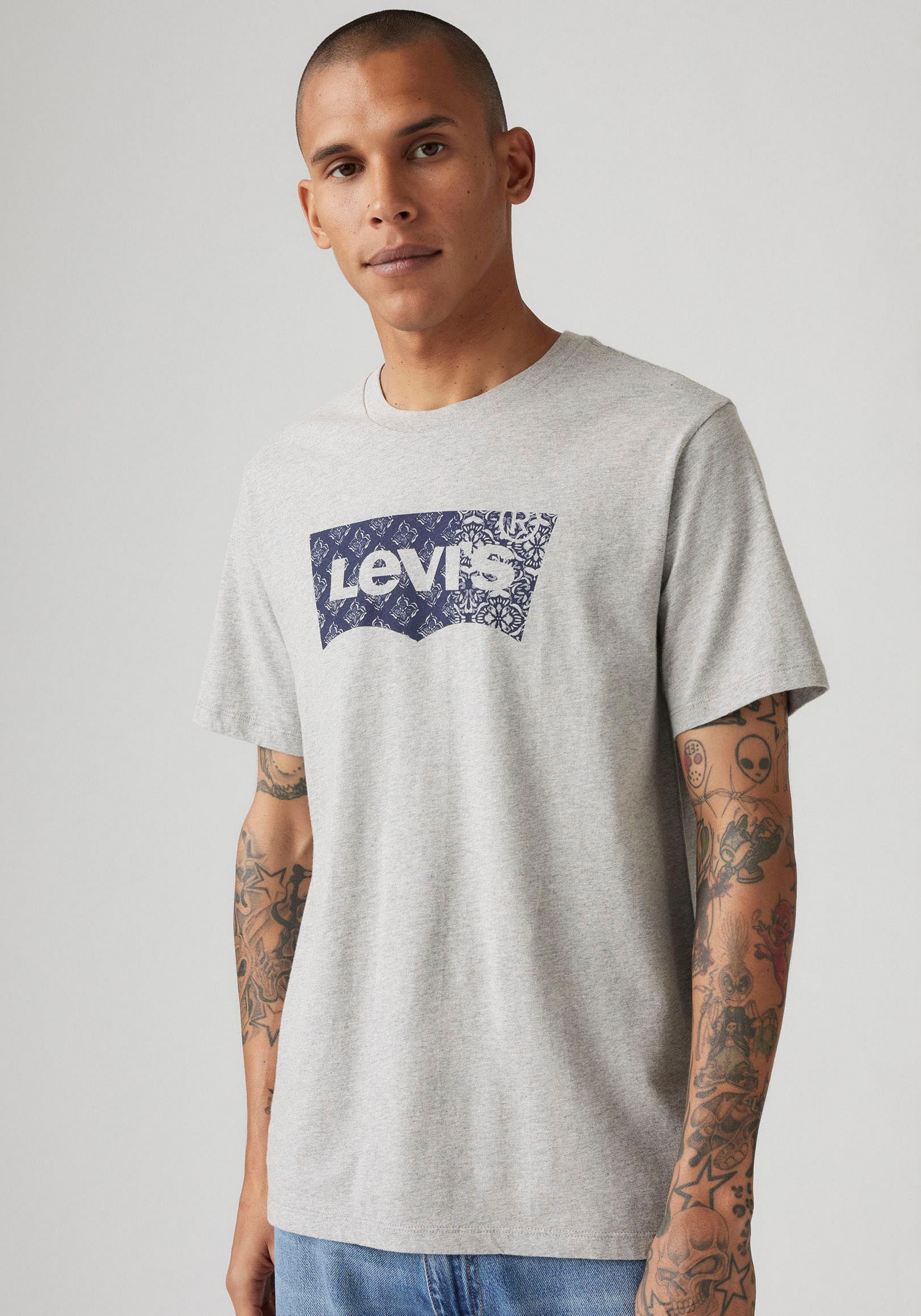 Levi's® T-Shirt »Batwing Logo Tee«, mit Logo-Front-Print