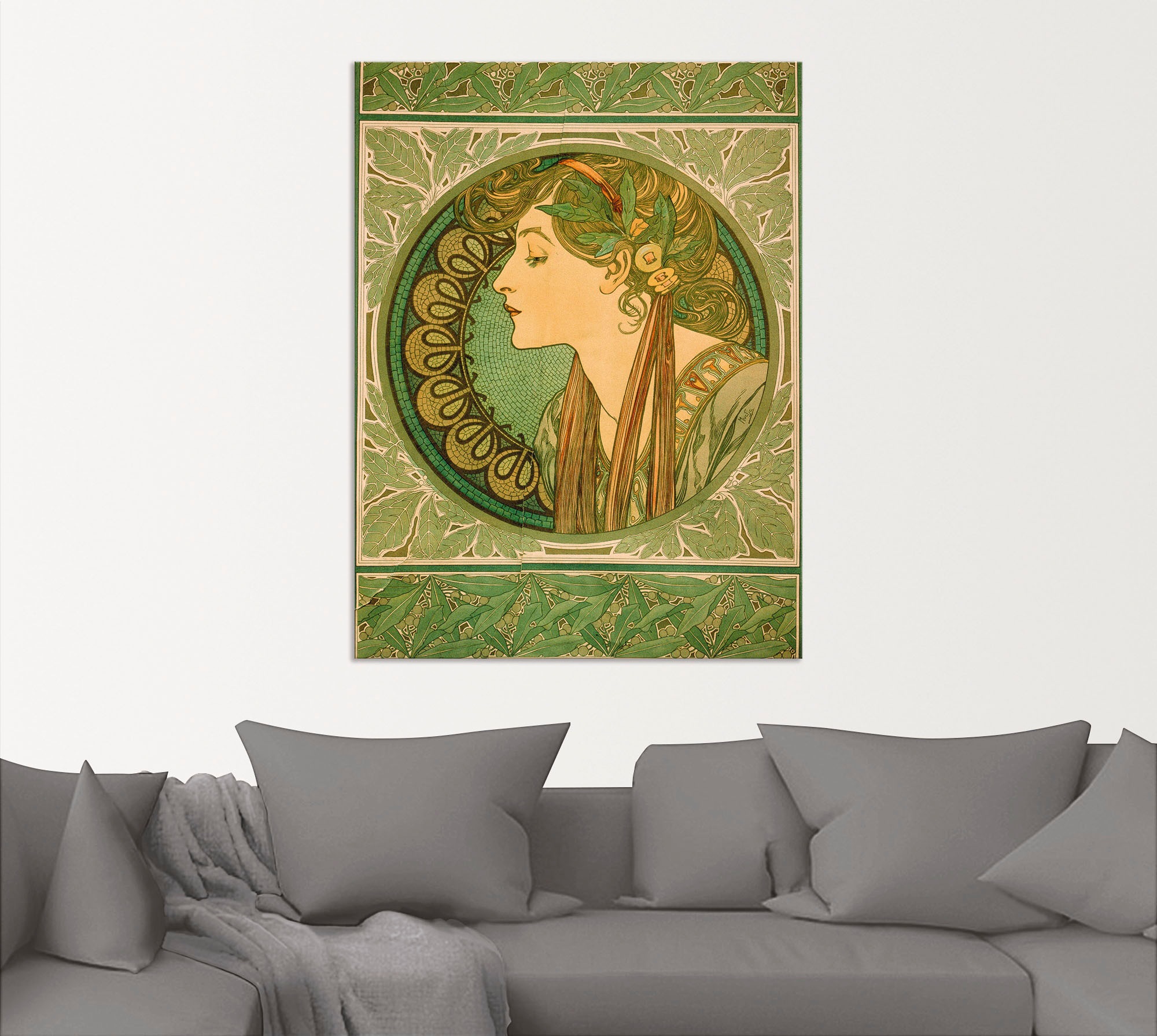 Artland Wandbild »Lorbeer. 1921«, Frau, (1 St.), als Alubild, Outdoorbild, Leinwandbild, Poster in verschied. Größen