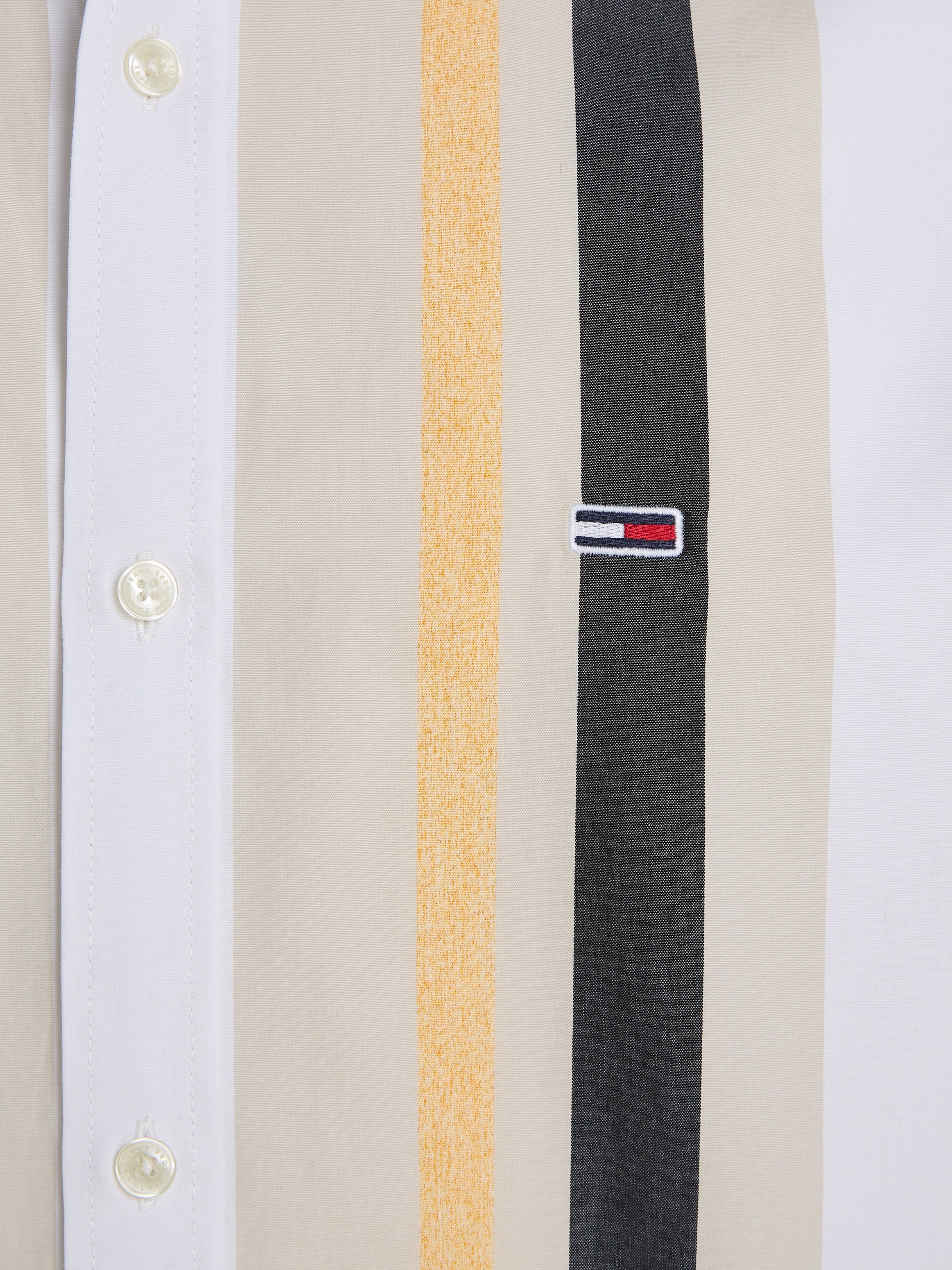 Tommy Jeans Kurzarmhemd »TJM RLX STRIPES SHIRT« mit mehrfarbigen Streifen