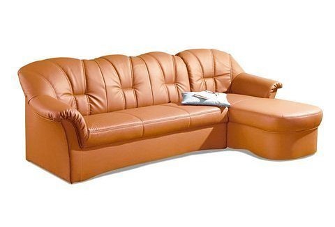 DOMO collection Ecksofa Papenburg L-Form, in großer Farbvielfalt, wahlweise mit Bettfunktion