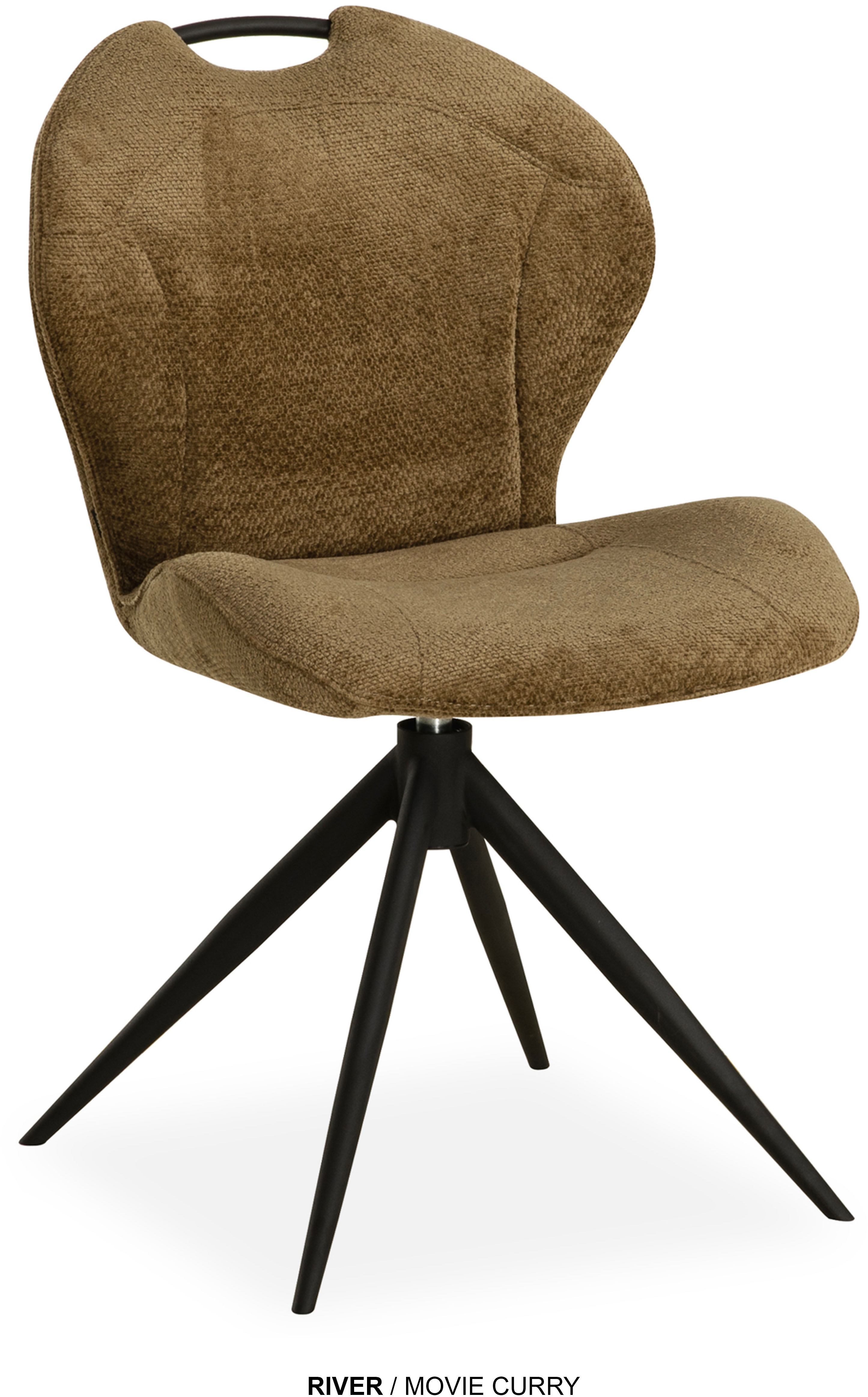 OMG Design "River" (Set) 1 Stk.Drehstuhl mit auto-return, mit Handgriff