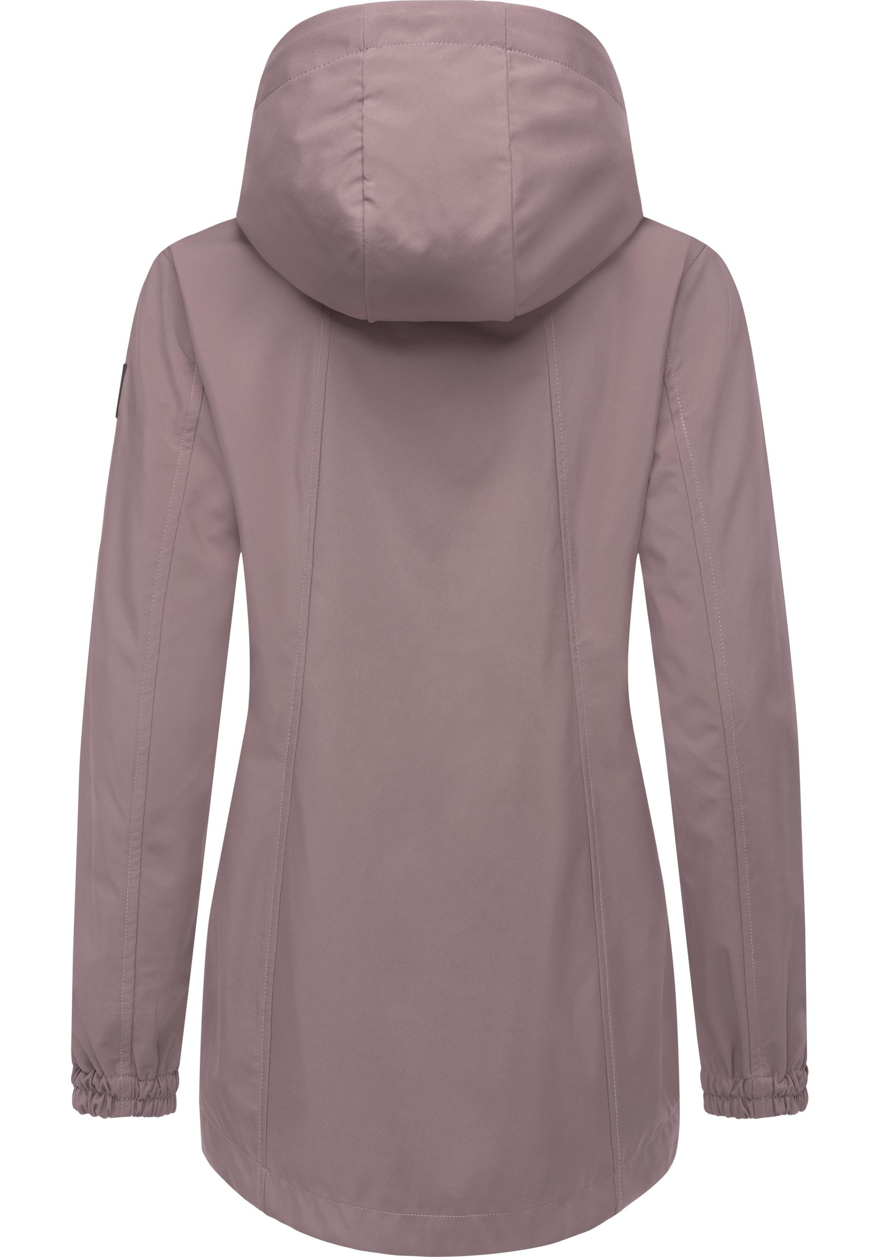 Ragwear Kurzmantel »Zuzka Sport«, Wasserdichter kurzer Übergangsmantel für Damen