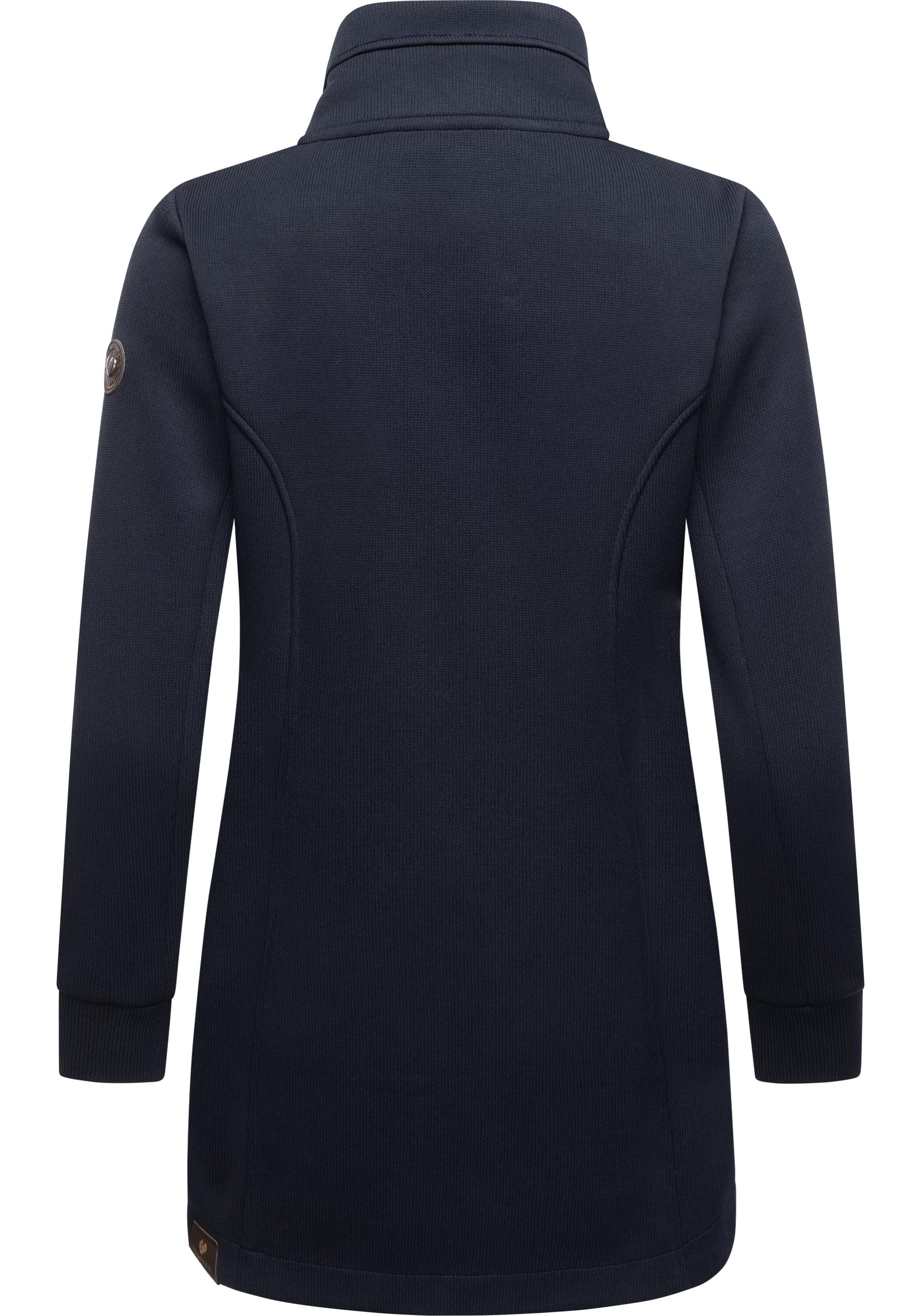 Thumbnail - Ragwear Sweatjacke "Letrice Bonded" Elegante Zip-Jacke mit hohem Kragen in Feinstrickoptik