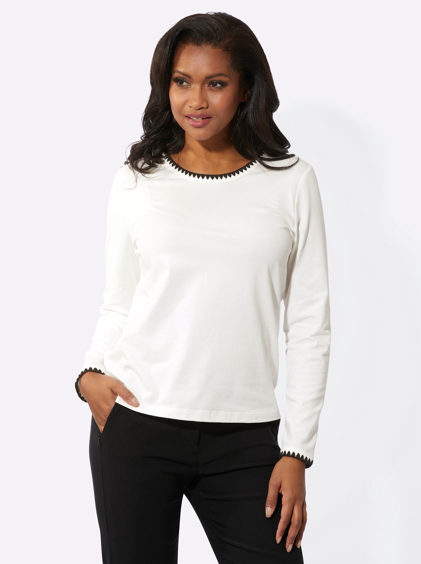 Inspirationen Langarmshirt "Langarm-Shirt", (1 tlg.) günstig online kaufen