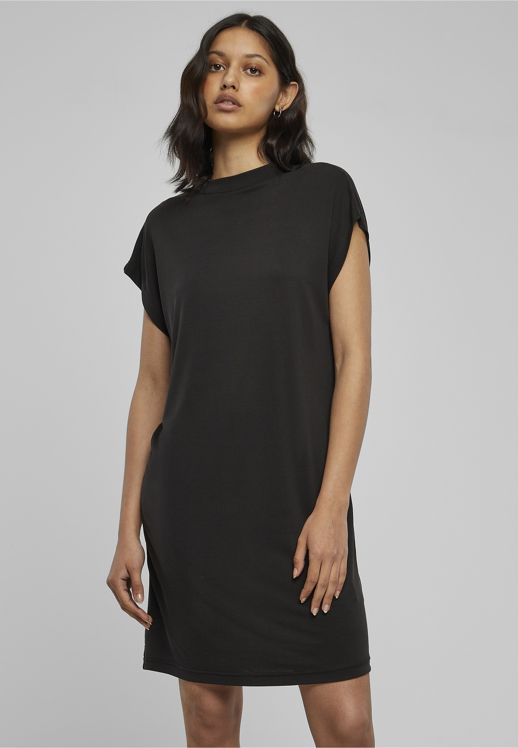 URBAN CLASSICS Shirtkleid »Urban Classics Damen Ladies Modal Dress« 1 Stk. tlg.