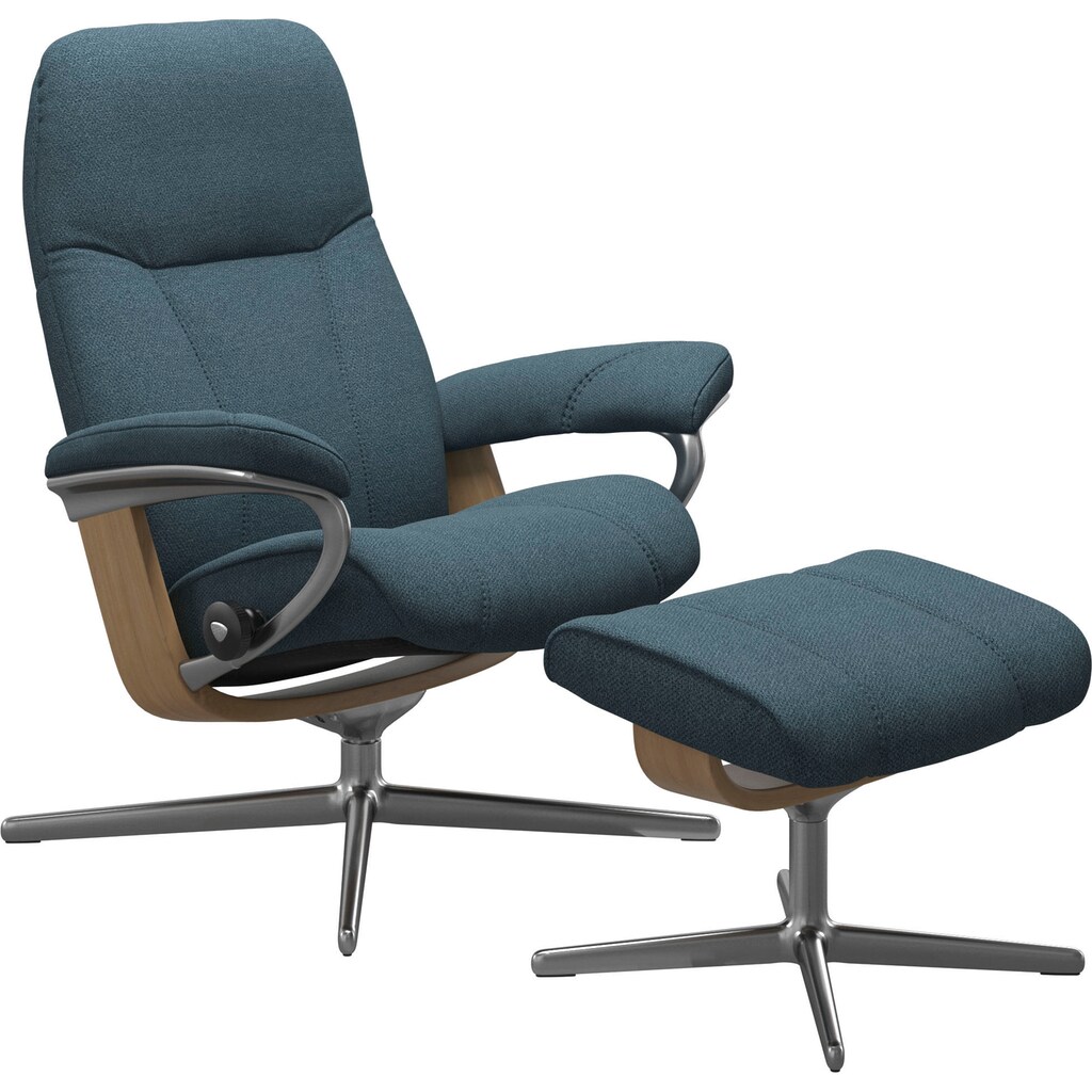 Stressless® Relaxsessel »Consul«, (Set, Relaxsessel mit Hocker)