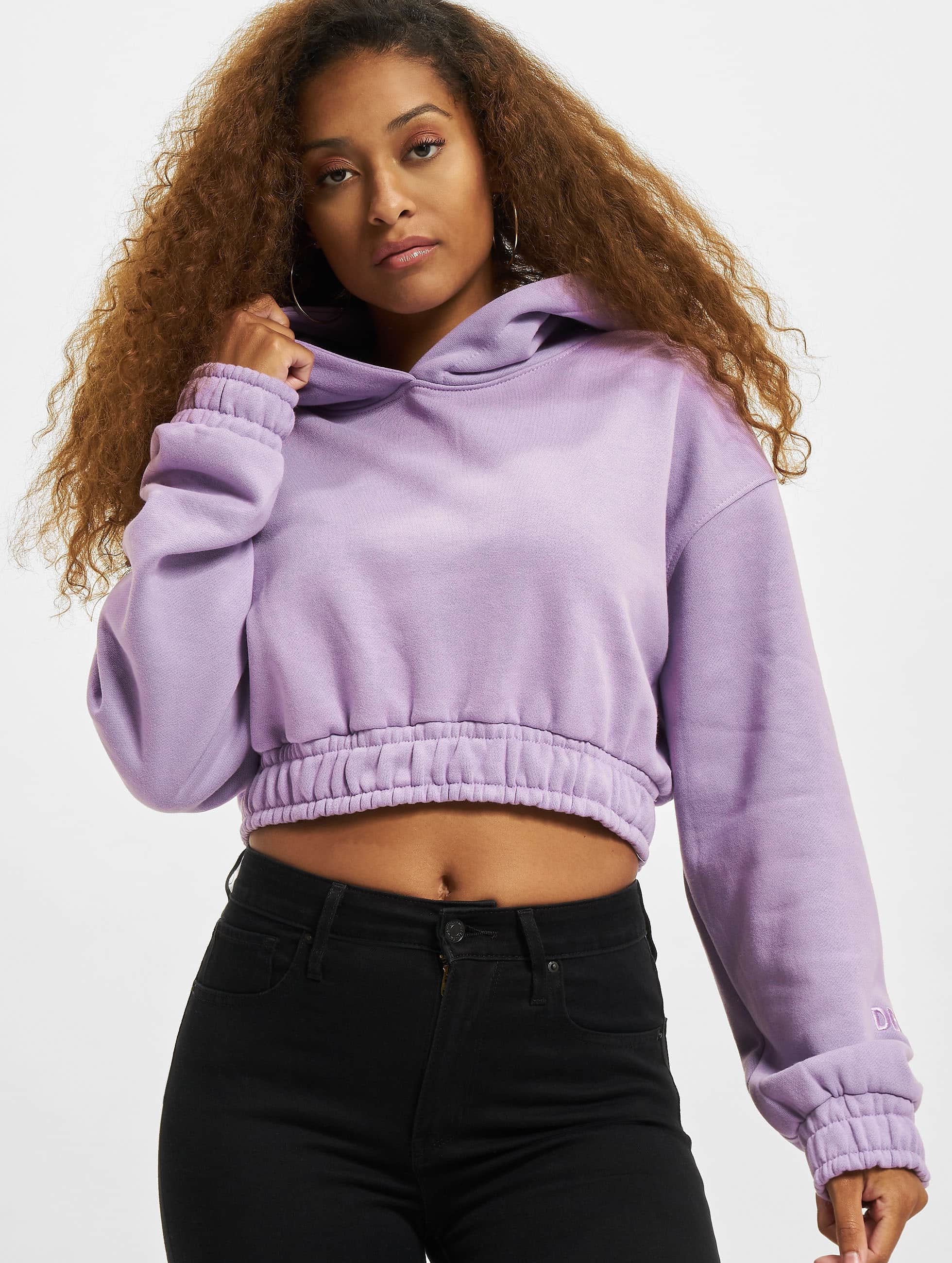 Hoodie »DEF Damen Cropped Hoody«, (1 tlg.)