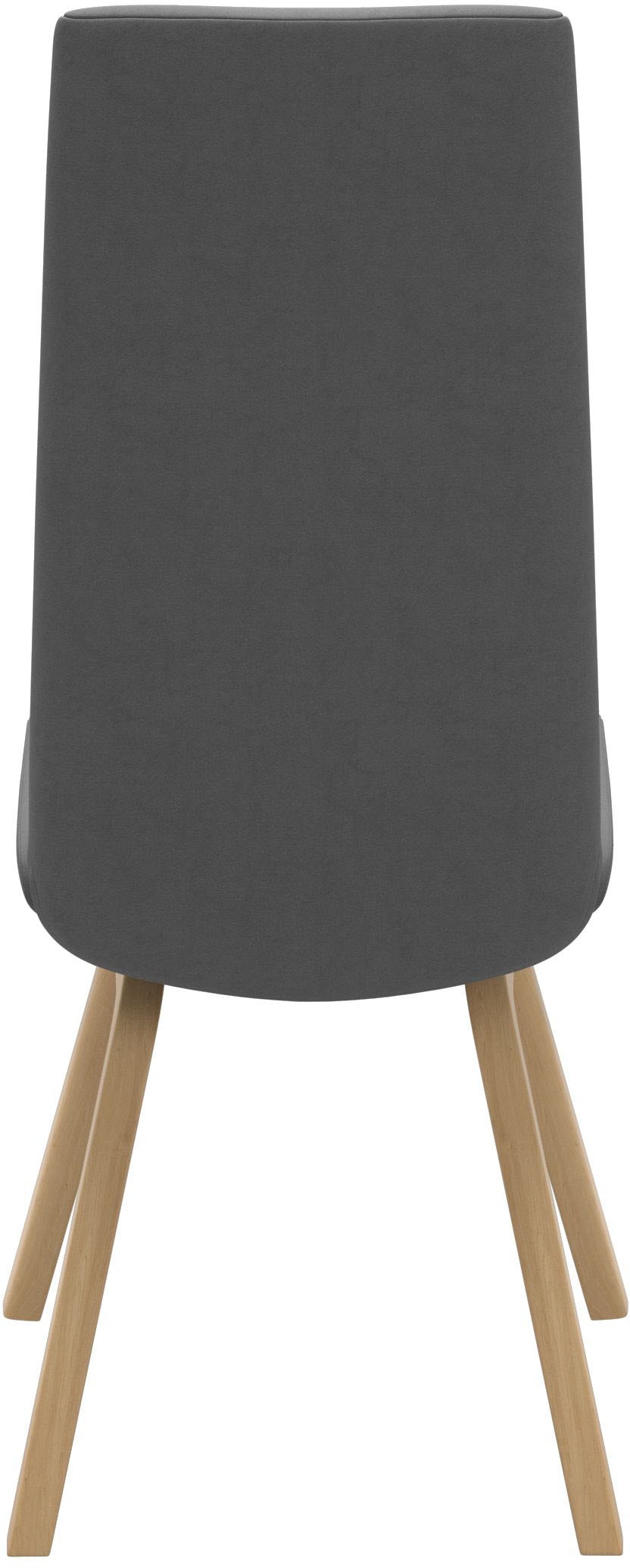 Stressless® Polsterstuhl »Laurel«, Microfaser DINAMICA, High Back, Größe M, mit schräggestellten Beinen in Eiche natur