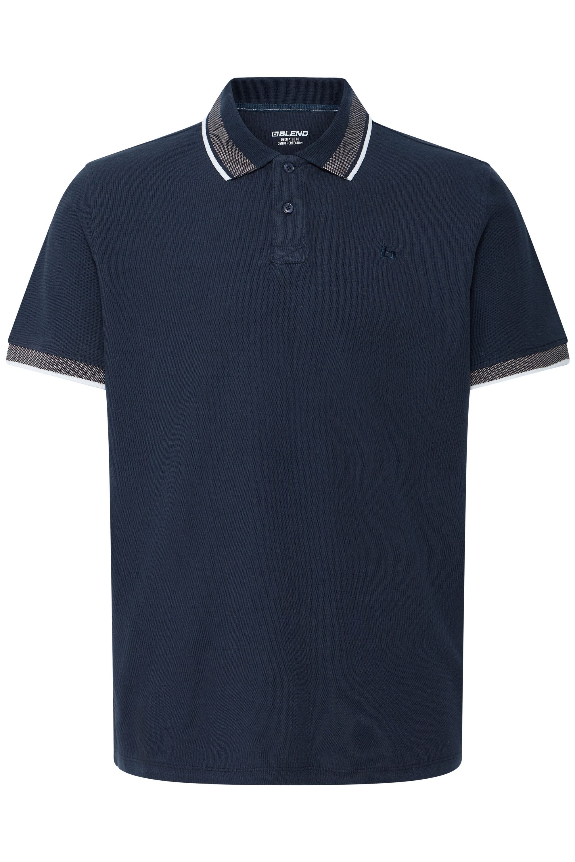 Blend Poloshirt "BHFons Polo" Klassisches Polo-T-Shirt mit kontrastfarbenen günstig online kaufen