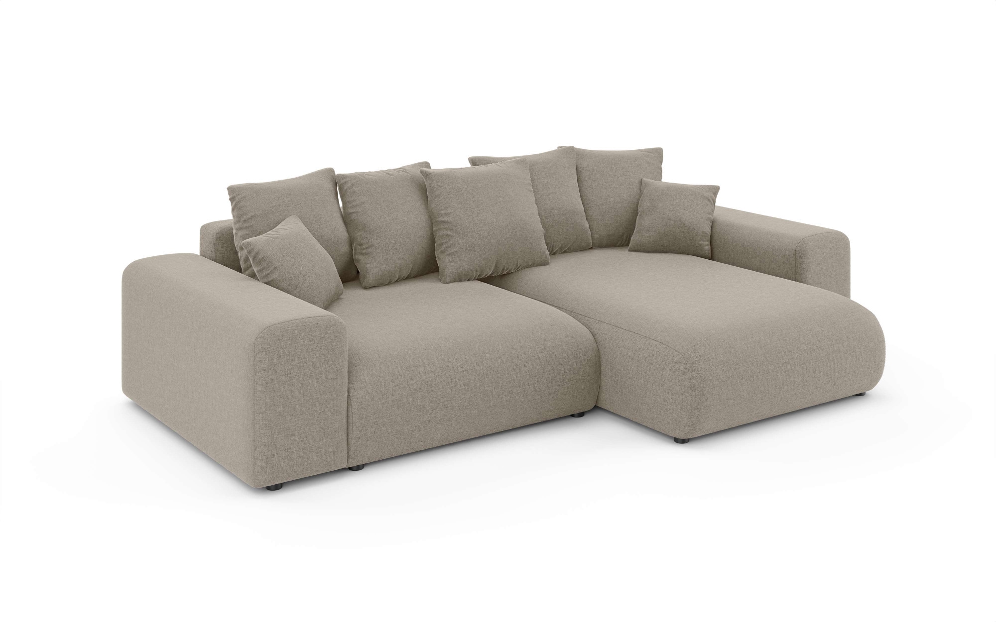 Home affaire Ecksofa »LAKESIDE mit Bettfunktion und Bettkasten, B/T/H 257/166/84 cm«