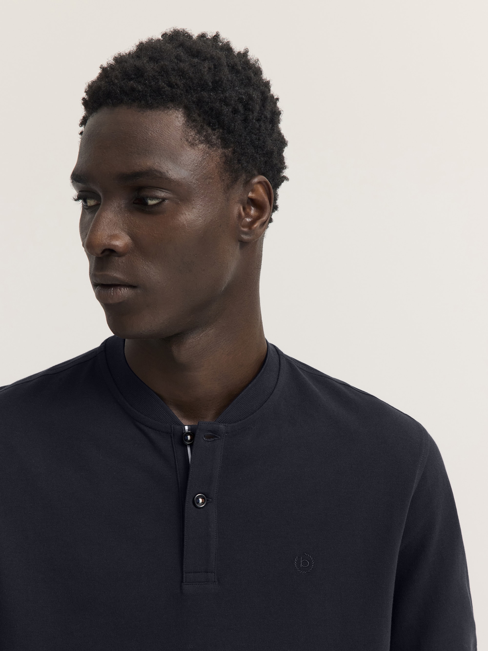 bugatti Poloshirt »Modern Fit« Modern Fit Baumwolle Collegekragen Kurzarm