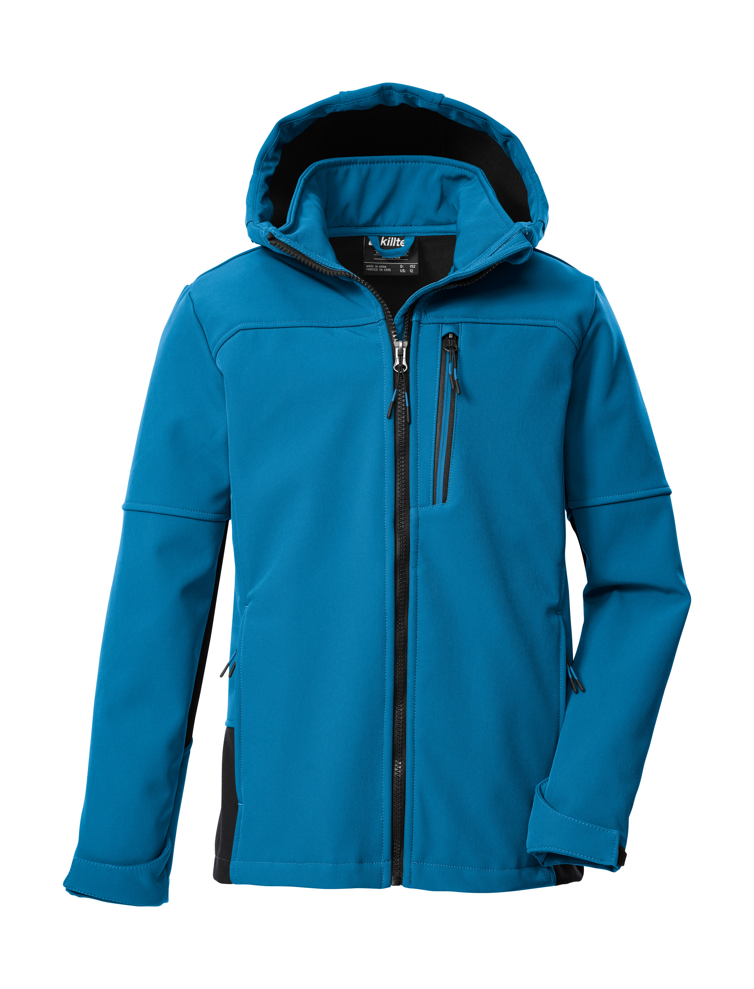 Killtec Softshelljacke "KOW 226 BYS SFTSHLL JCKT" Wind- und wasserabweisende Kinder-Softshelljacke, Fleece, Reflektoren