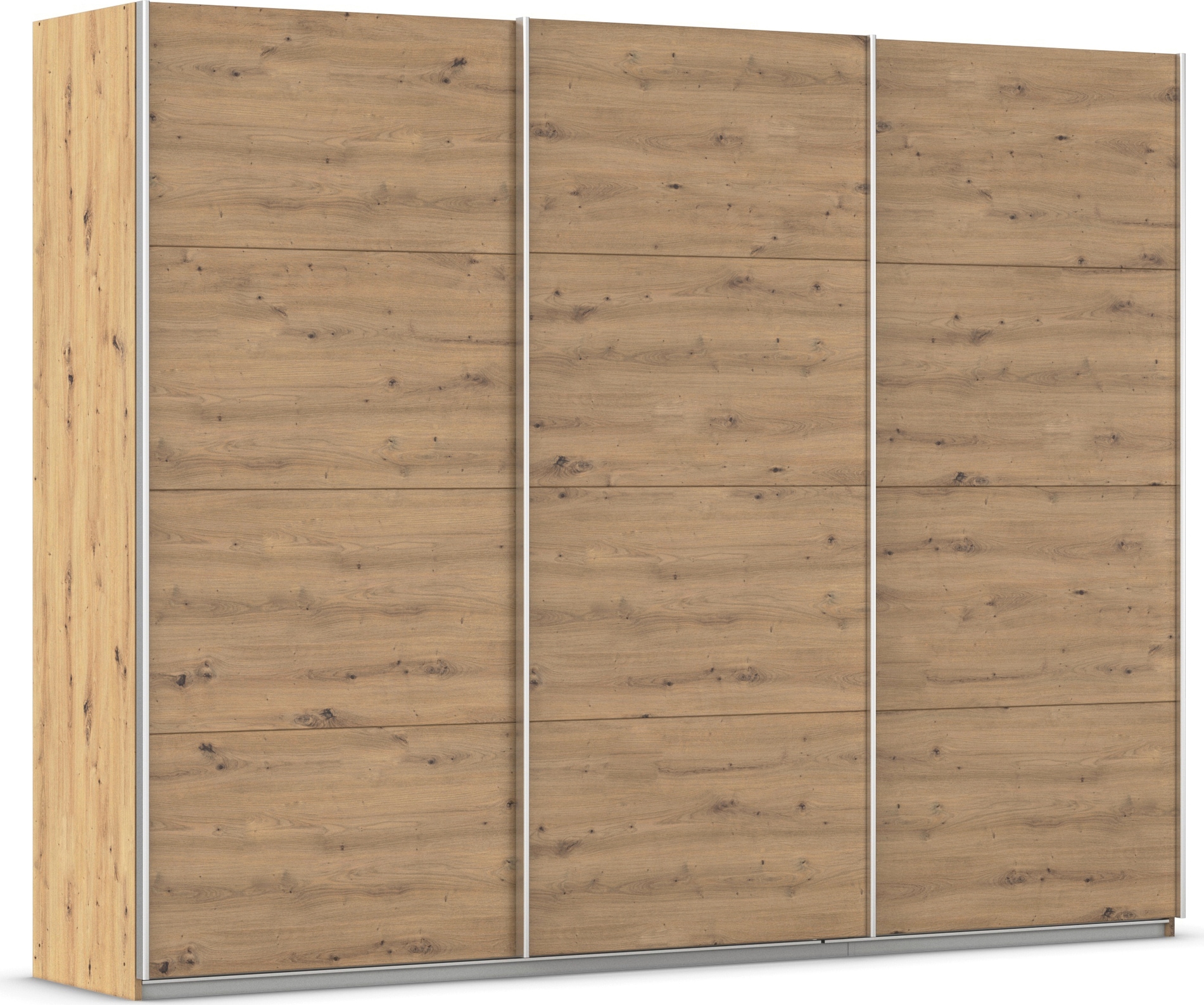 OTTO home Schwebetürenschrank "Kleiderschrank Schrank Garderobe AGORDO mit Dekor- oder Hochglanzfront" Breiten 203/271/315/360 cm in drei Griff-Farben - NEU: Farbe SCHWARZ, in 4 Breiten und 2 Höhen MADE IN GERMANY