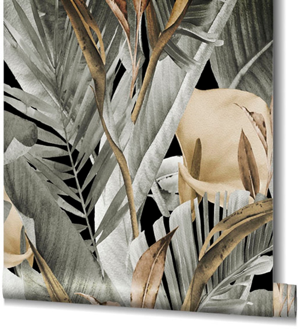 MARBURG Fototapete "Fall", B/L: 0,53mm x 10,05mm, Rollen:, grau, Schlafzimmer, Tapeten, moderne Tapete für Wohnzimmer Schlafzimmer Küche