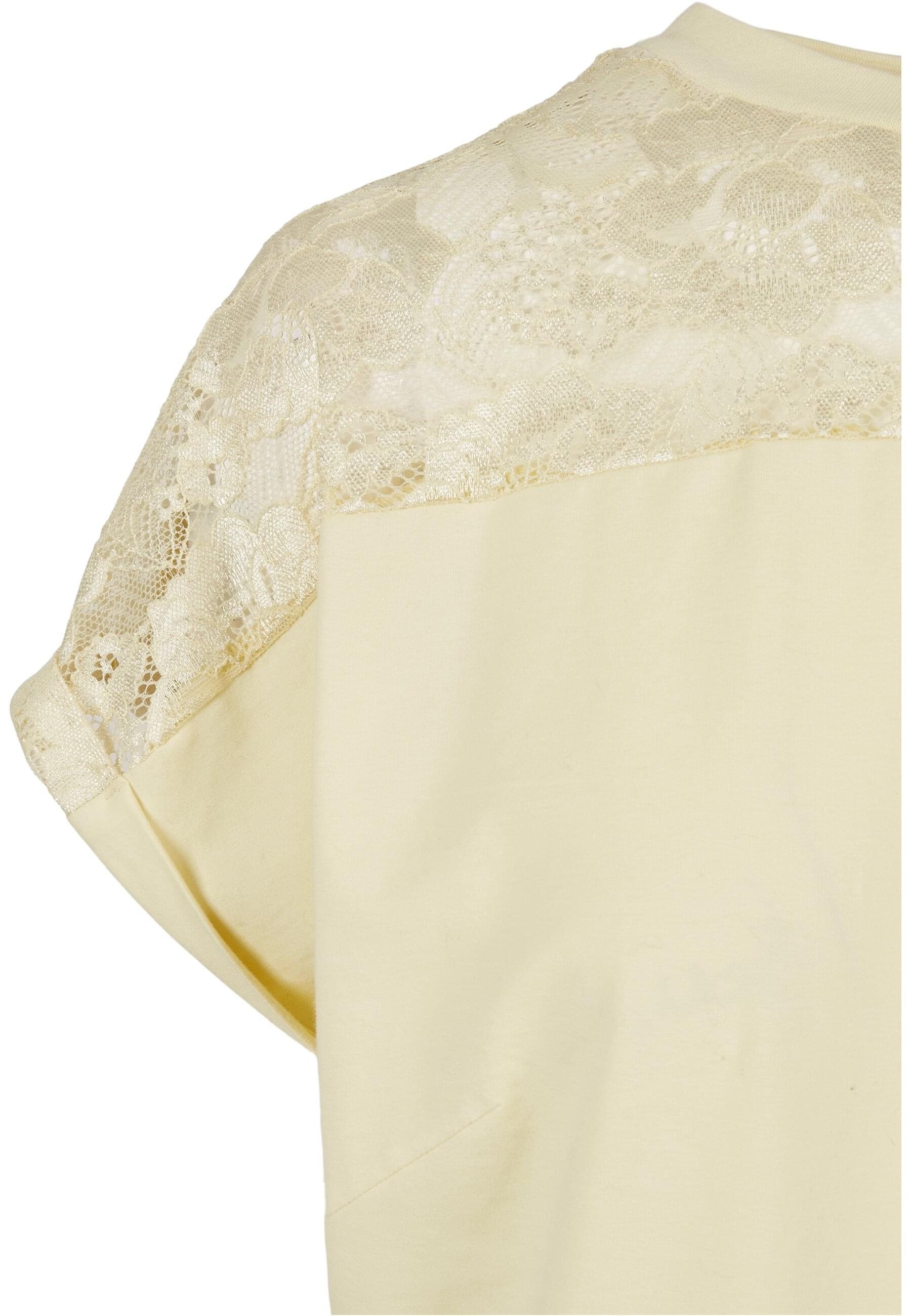 URBAN CLASSICS Shirtkleid »Urban Classics Damen Ladies Lace Tee Dress«, (1 tlg.)