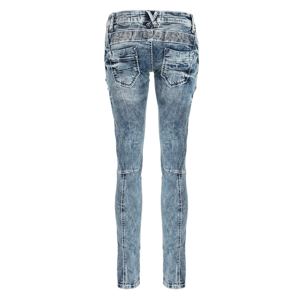 Cipo & Baxx Slim-fit-Jeans, mit niedrige Taille in Skinny Fit