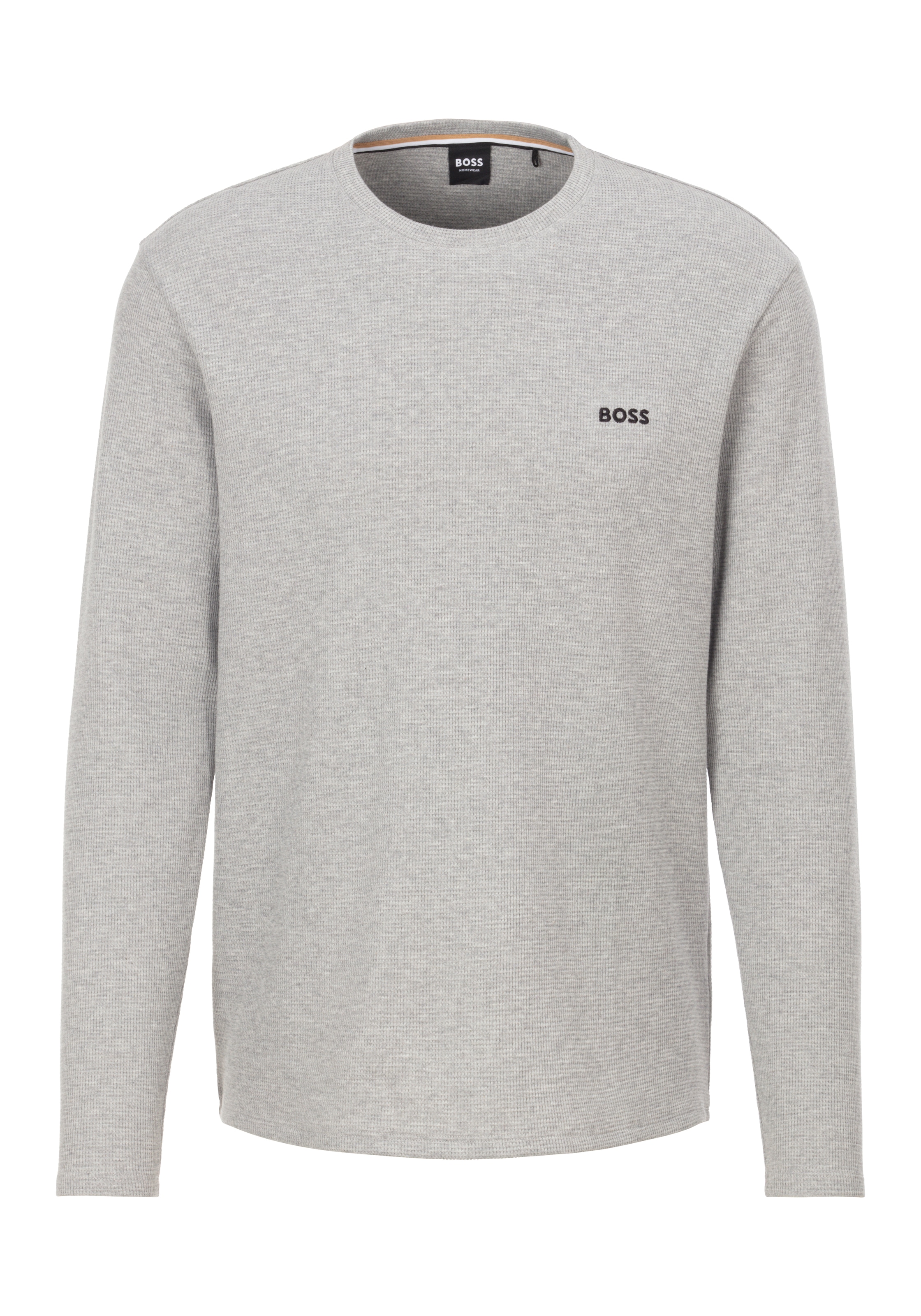 BOSS Pyjamaoberteil »Waffle LS-Shirt«