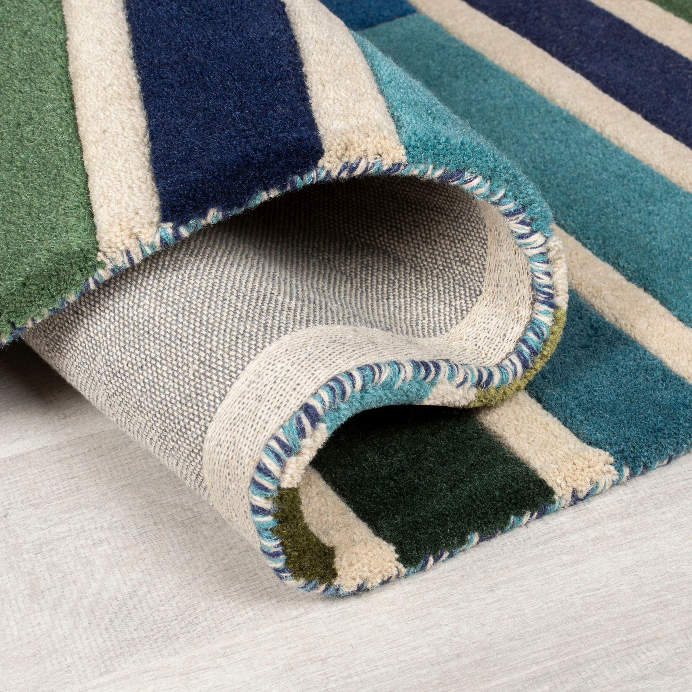 FLAIR RUGS Läufer »Piano«, rechteckig, 10 mm Höhe, gestreift, rechteckig