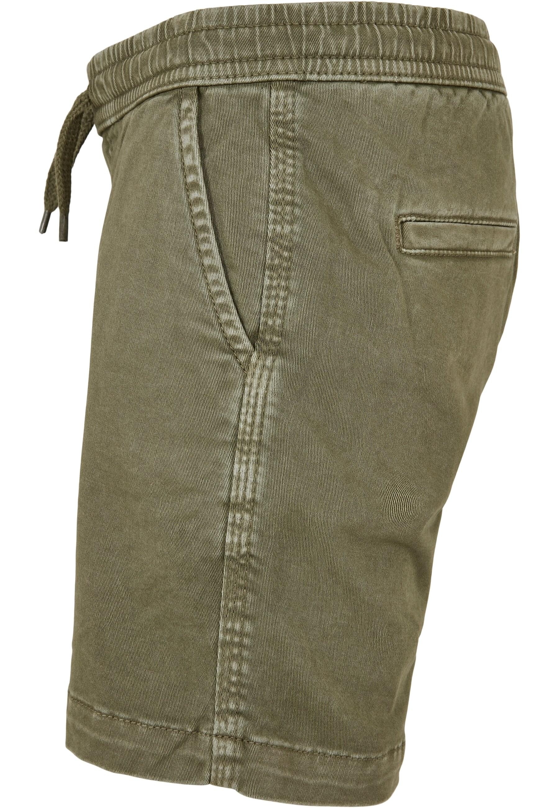 URBAN CLASSICS Stoffhose »Urban Classics Herren Boys Strech Twill Joggshorts«, (1 tlg.)
