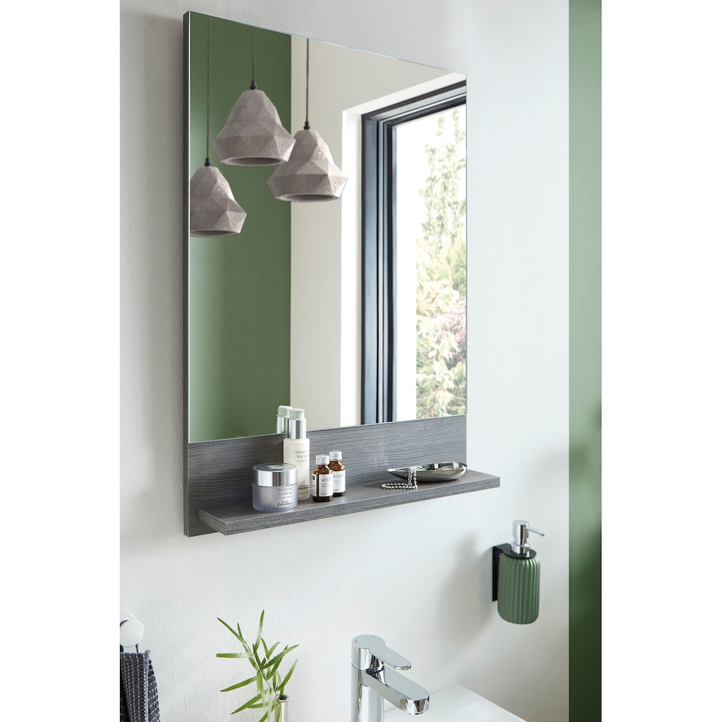 Saphir Badspiegel »Quickset Bad Flächenspiegel mit Ablage, 50 cm breit, ohne Beleuchtung«