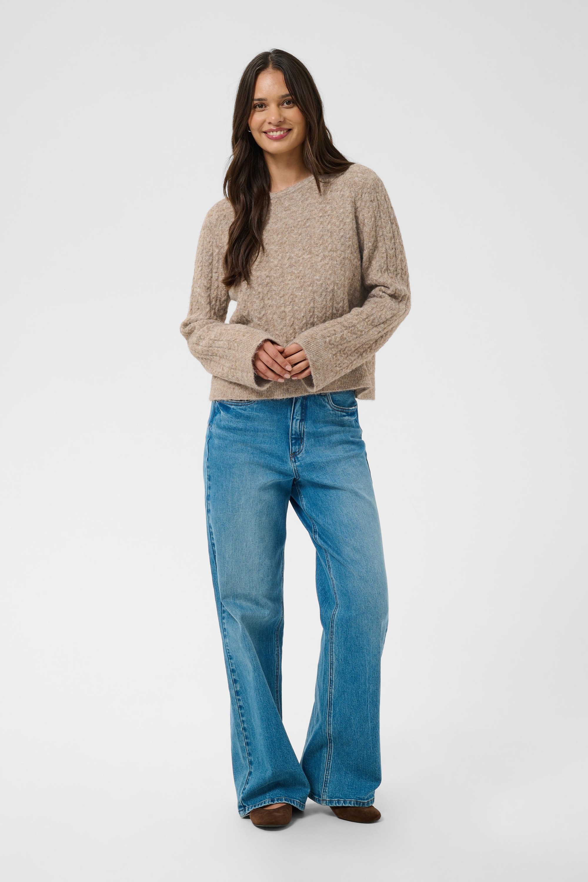 KAFFE Strickpullover »Damen Strickpullover KAmelanie«