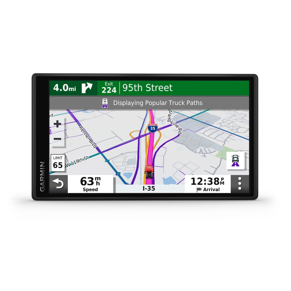 Garmin LKW-Navigationsgerät »DEZL LGV500 EU, MT-D, GPS«, (Europa (46 Länder) Karten-Updates), Integriertes WLAN, Sprachsteuerung und Bluetooth, 3D Karten, 46 Länder