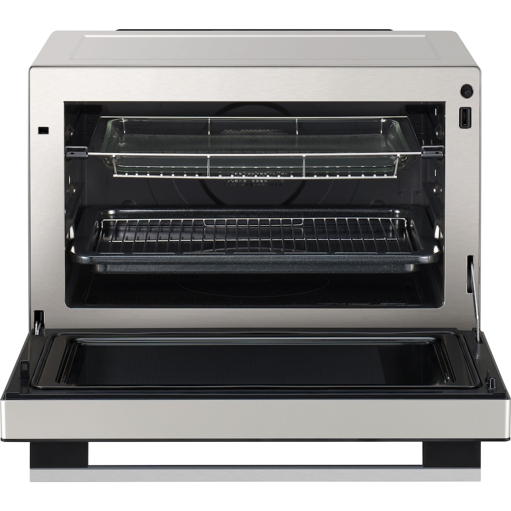 Panasonic Mikrowelle »NN-CS89LBGPG«, Mikrowelle-Dampfgarfunktion-Grill und Heißluft, 1000 W