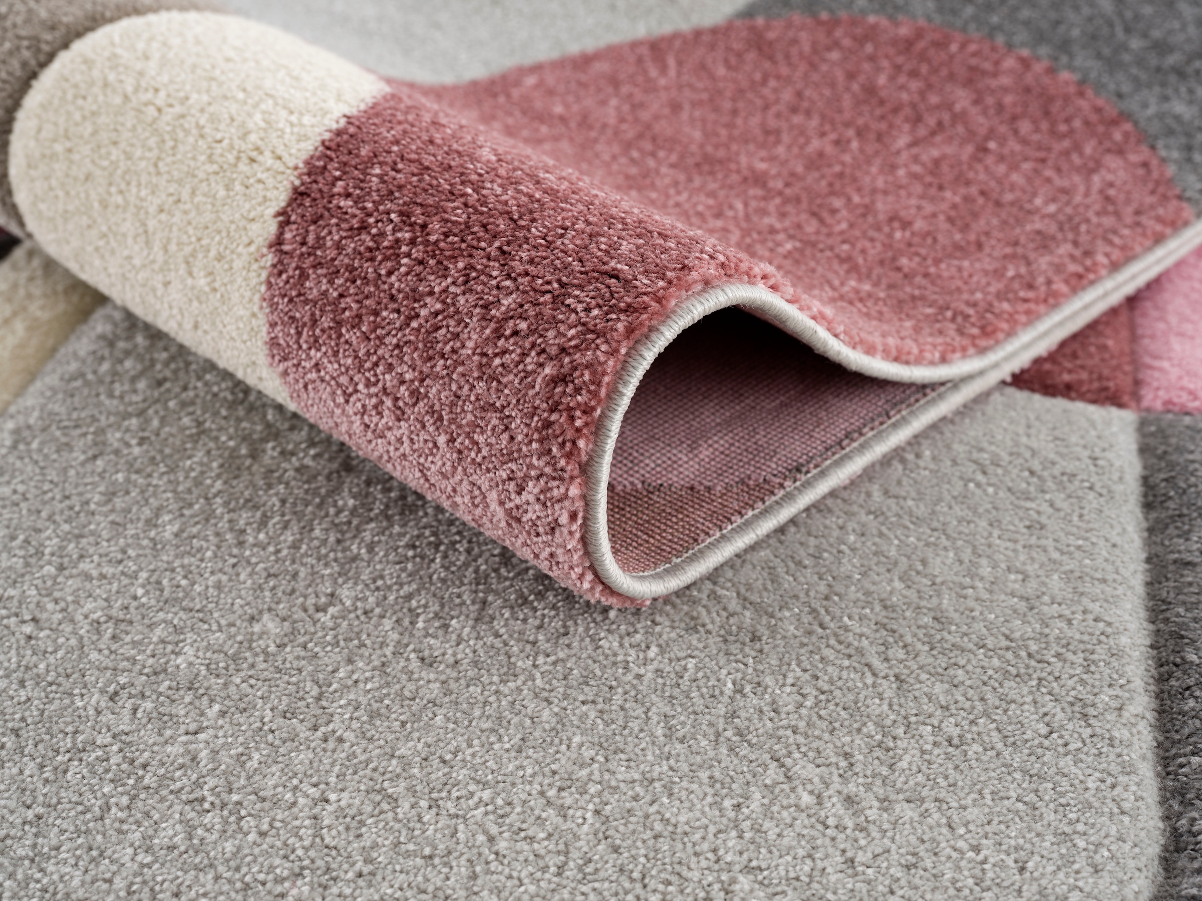 wende-Teppich BAUR »Pautz«, Teppich handgearbeiteter home rechteckig, my Hoch- | Konturenschnitt, bestellen Tief-Effekt,
