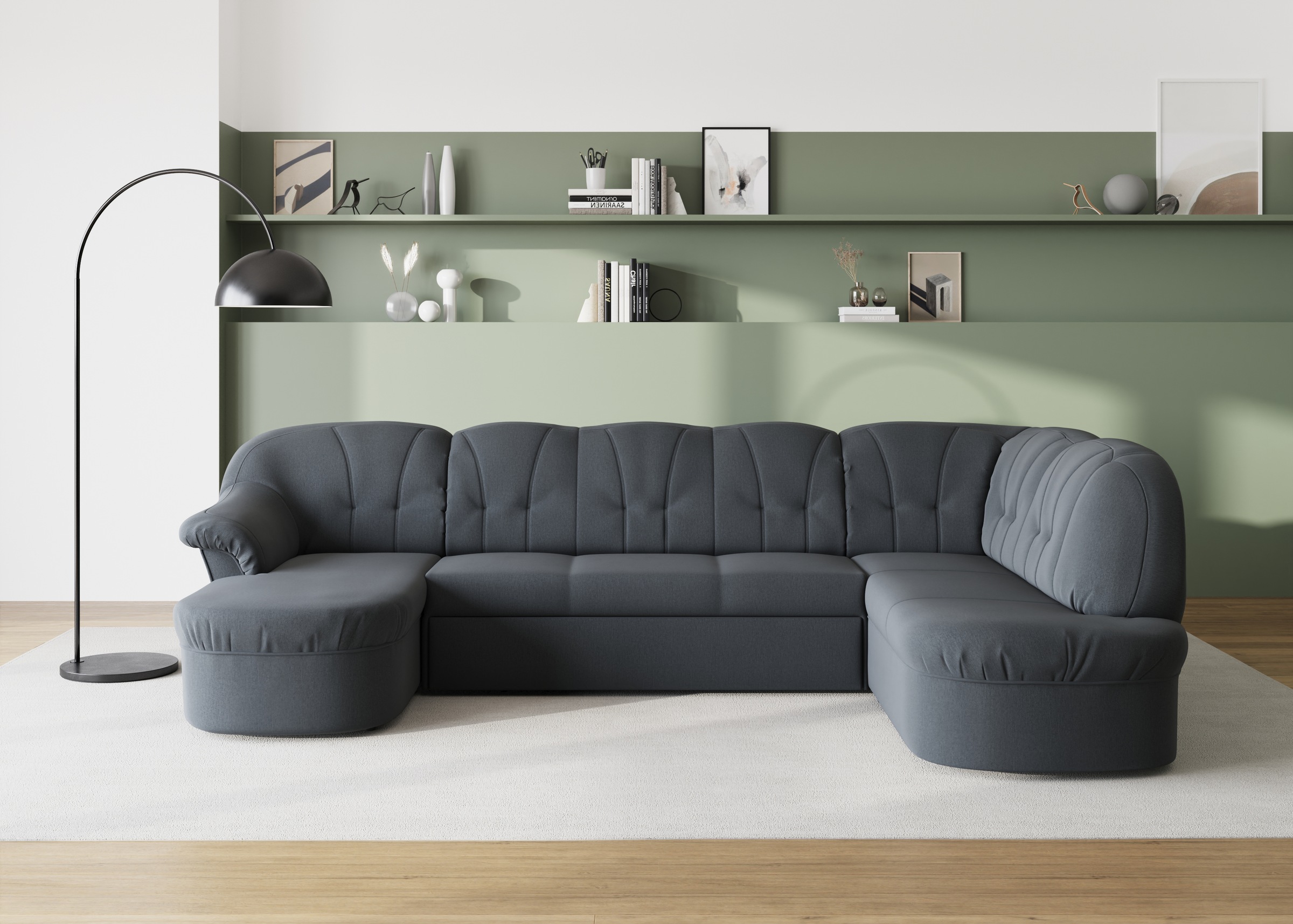 DOMO collection Wohnlandschaft "Pegnitz, zeitlos und modern, mit attraktive günstig online kaufen