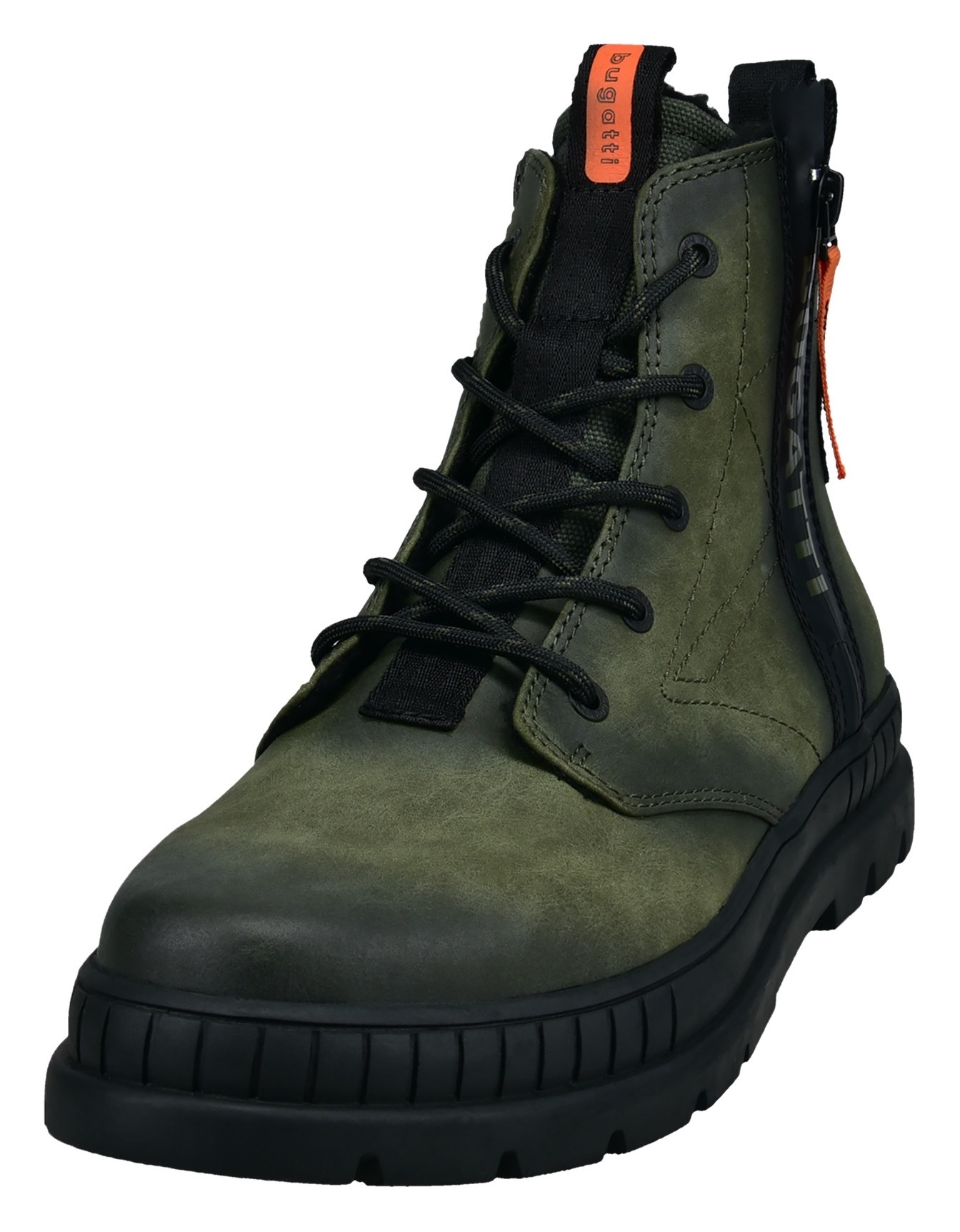 bugatti Winterboots, Schnürstiefel, Herrenboots mit modischem Zip