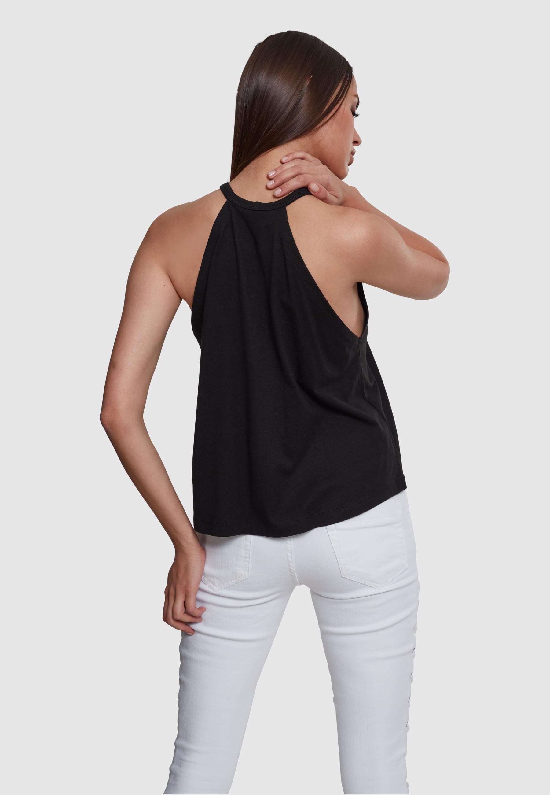 URBAN CLASSICS Muskelshirt »Urban Classics Damen Ladies Neckholder Tanktop«, (1 tlg.)