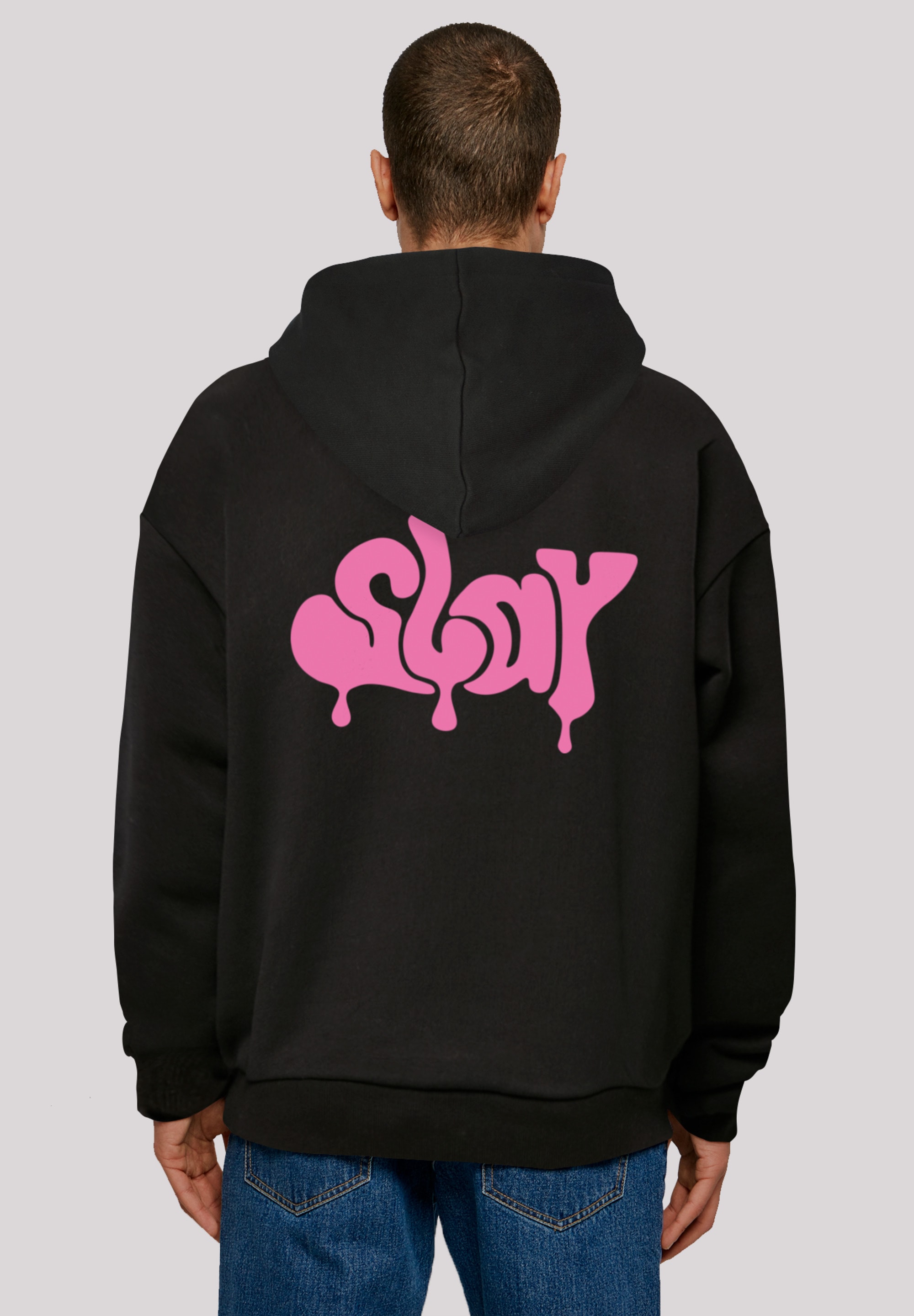 F4NT4STIC Kapuzenpullover »SLAY Jugenwort Pink«, Print
