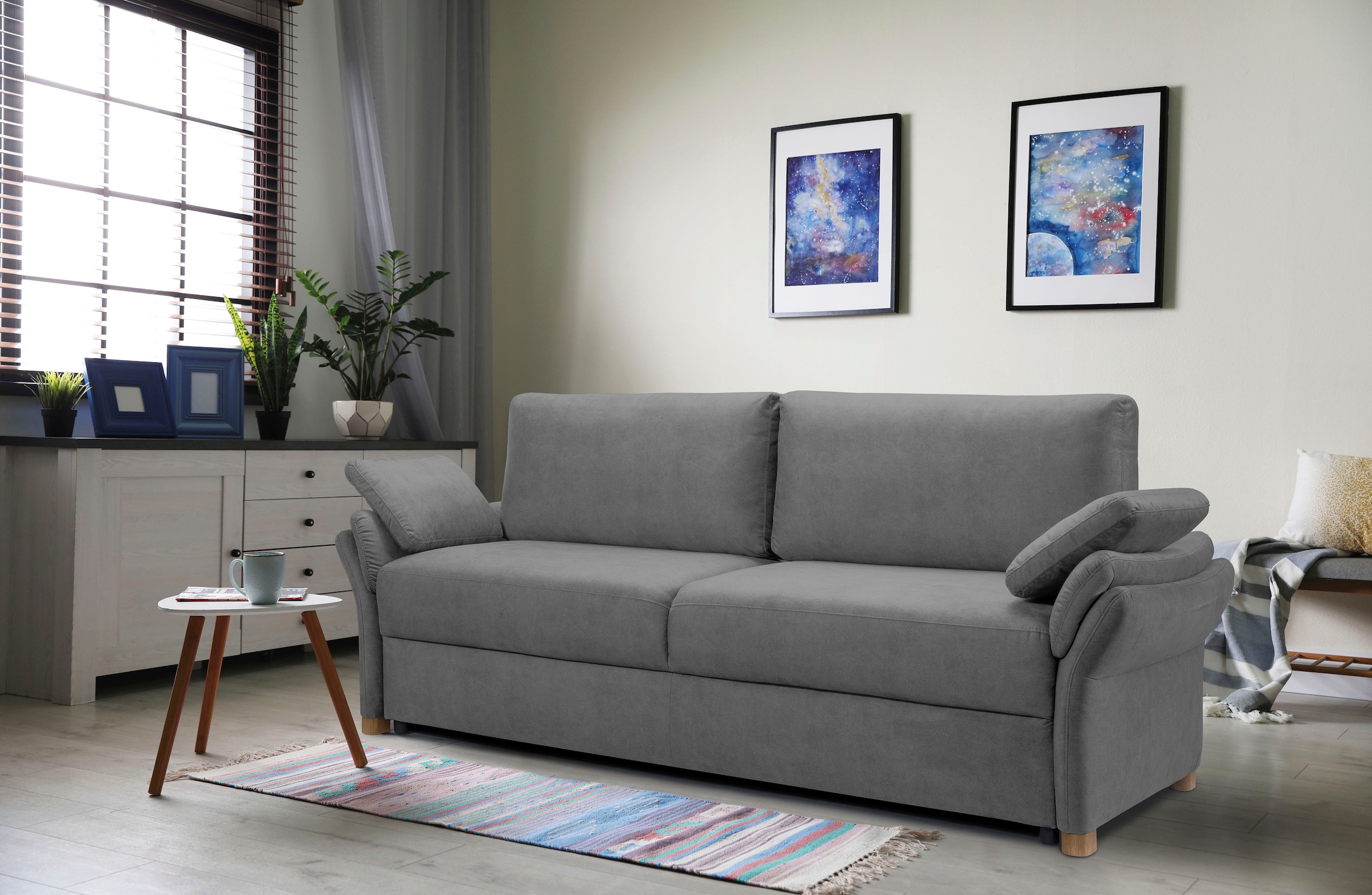 exxpo - sofa fashion 3-Sitzer "Kentt hochwertiger Sitzaufbau für hohen Sitz günstig online kaufen