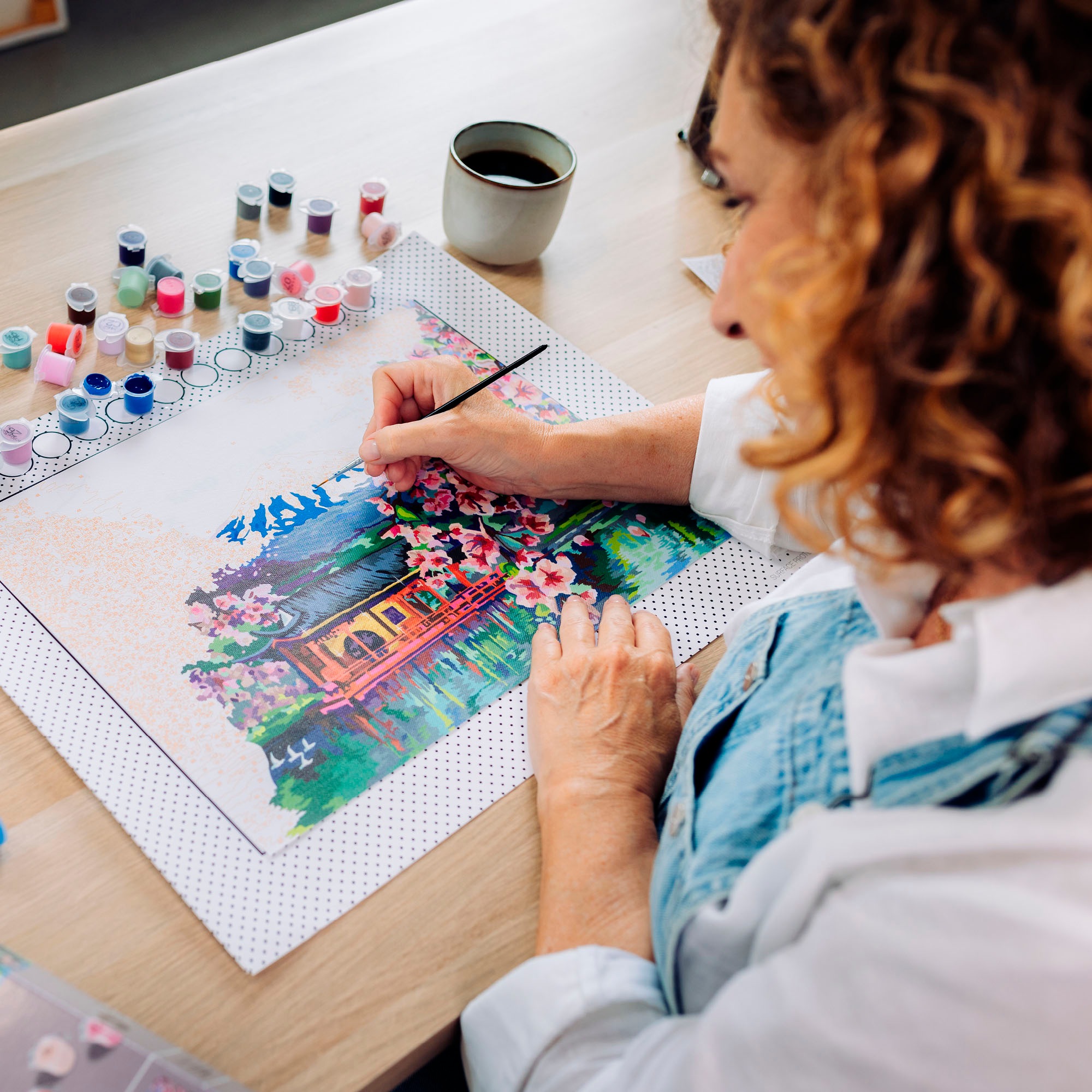 Ravensburger Malen nach Zahlen »CreArt, Leinwand Japanische Kirschblüten«, Made in Europe