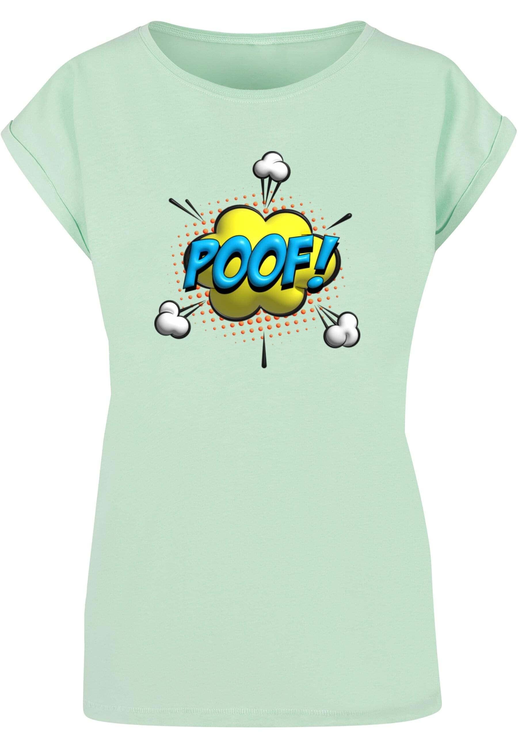 Merchcode T-Shirt "Merchcode Damen Ladies POOF Comic Extended Shoulder Tee" günstig online kaufen