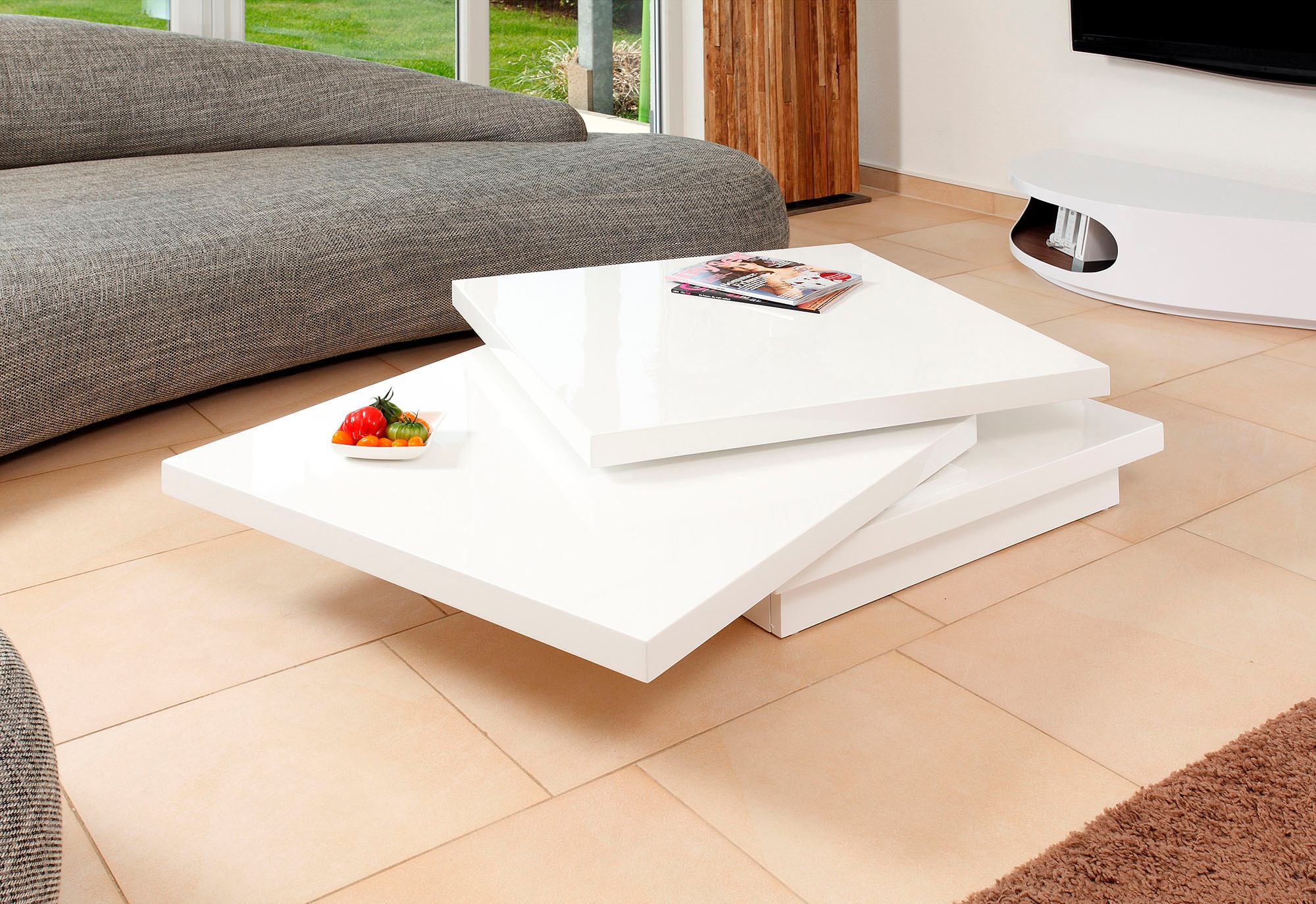 SalesFever Couchtisch, Tischplatte drehbar kaufen um 360° | BAUR