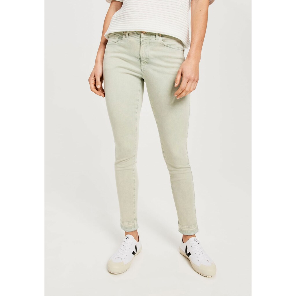 OPUS Skinny-fit-Jeans »Elma Colored«, in schöner Washed-Optik