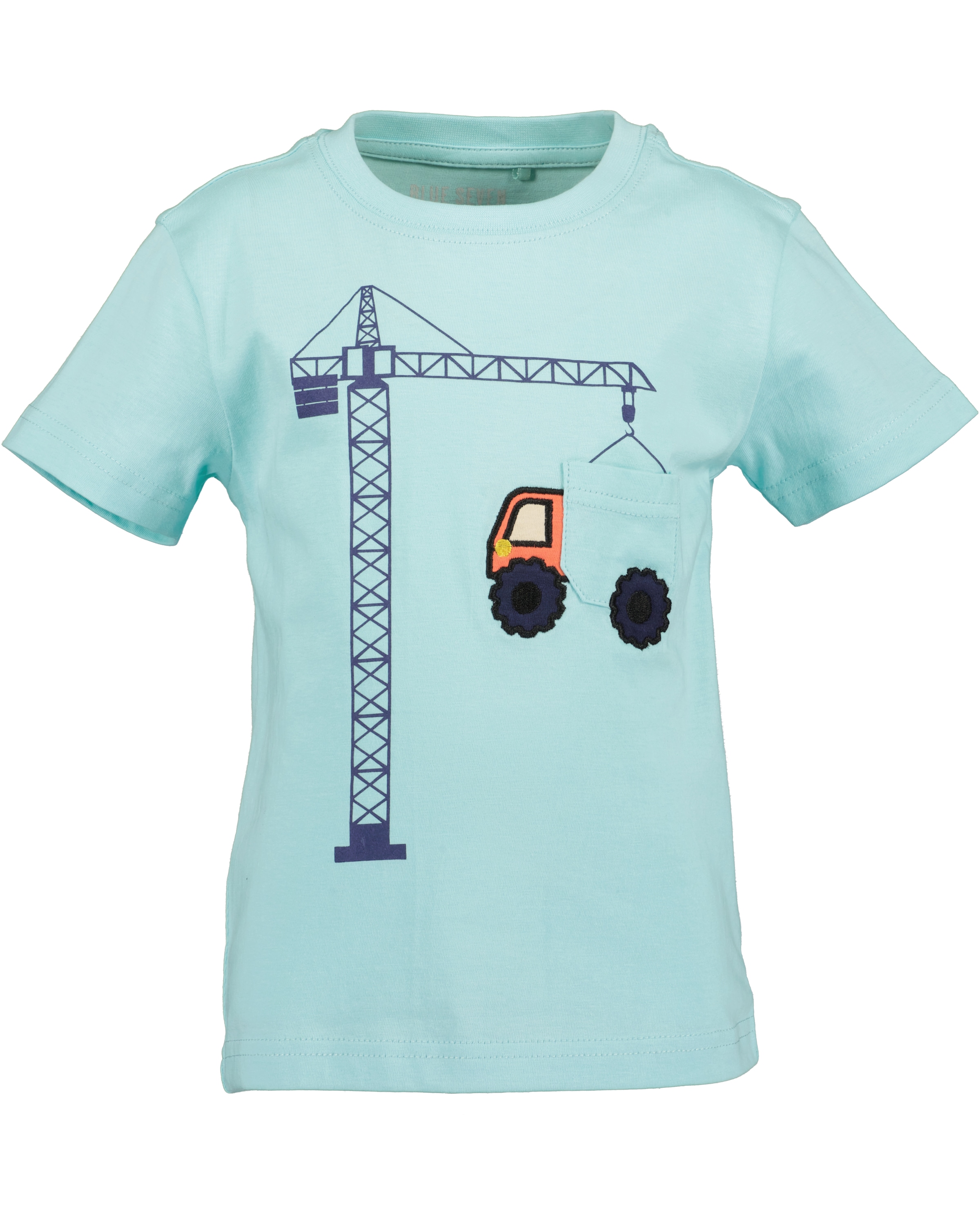 Blue Seven Shirt & Shorts Set, 2