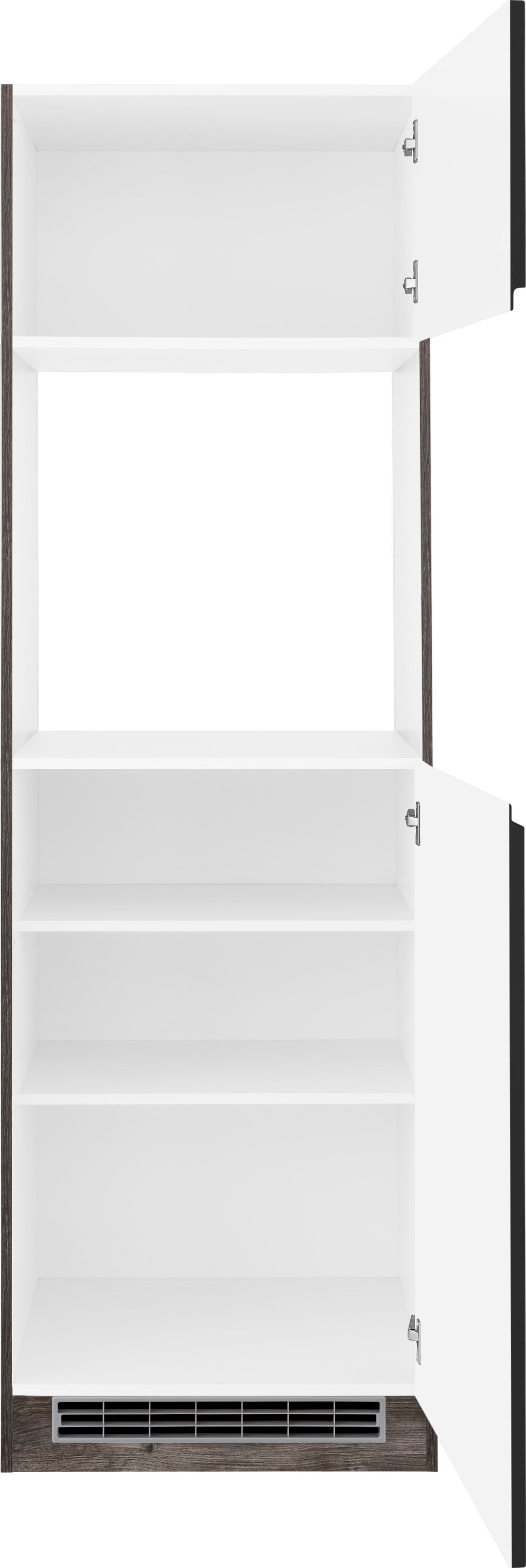 HELD MÖBEL Backofenumbauschrank »Virginia«, 200 cm hoch, 60 cm breit, Nische für Ofen B/H/T: 56/59/55 cm, 2 Türen