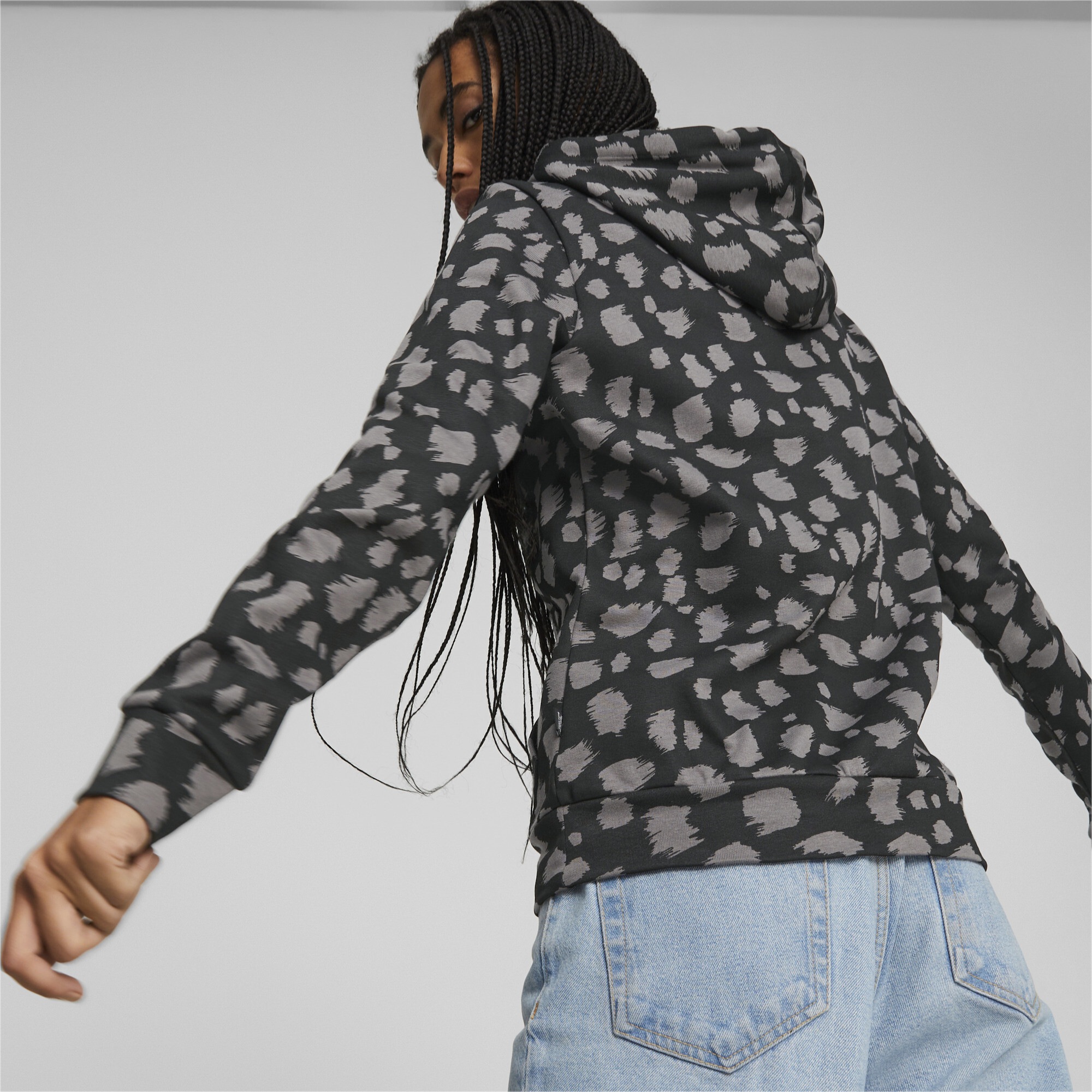PUMA Sweatshirt »Essentials+ Animal Hoodie Damen«