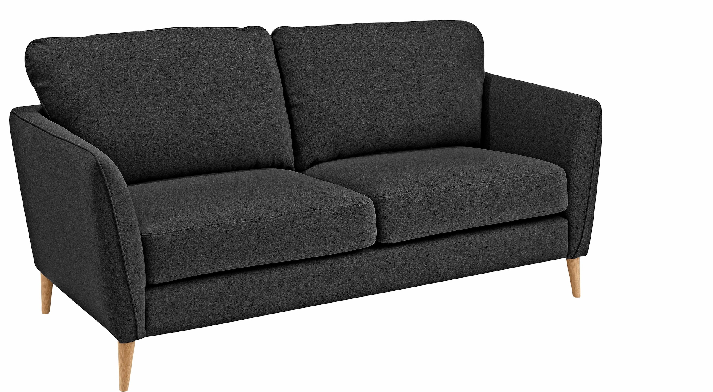 Home affaire 2-Sitzer "MARSEILLE Kompaktsofa 170 cm, Cord, Flachgewebe, Str günstig online kaufen