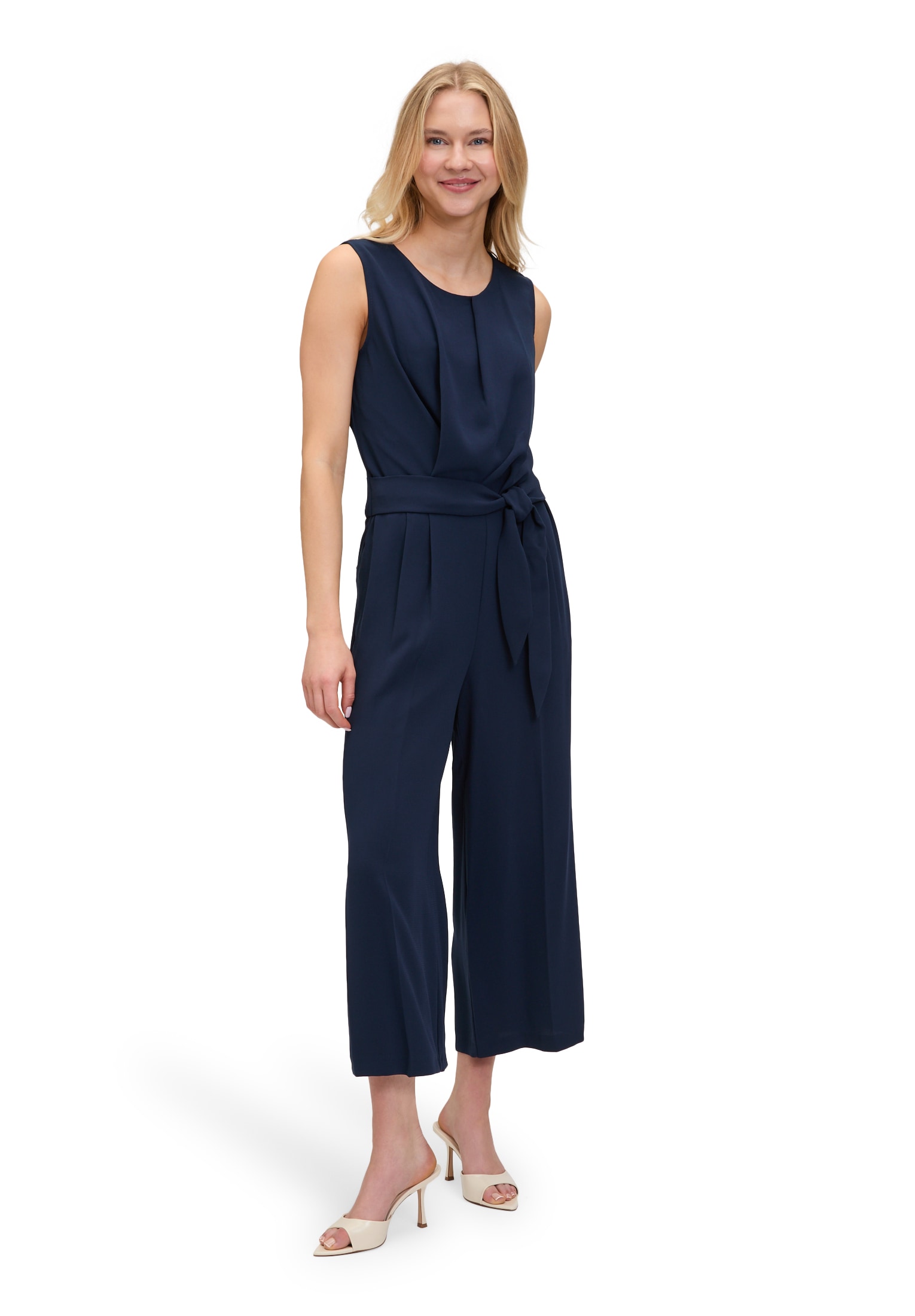 Betty&Co Overall "Betty & Co Damen Jumpsuit ohne Arm", (1 tlg.), Falten günstig online kaufen