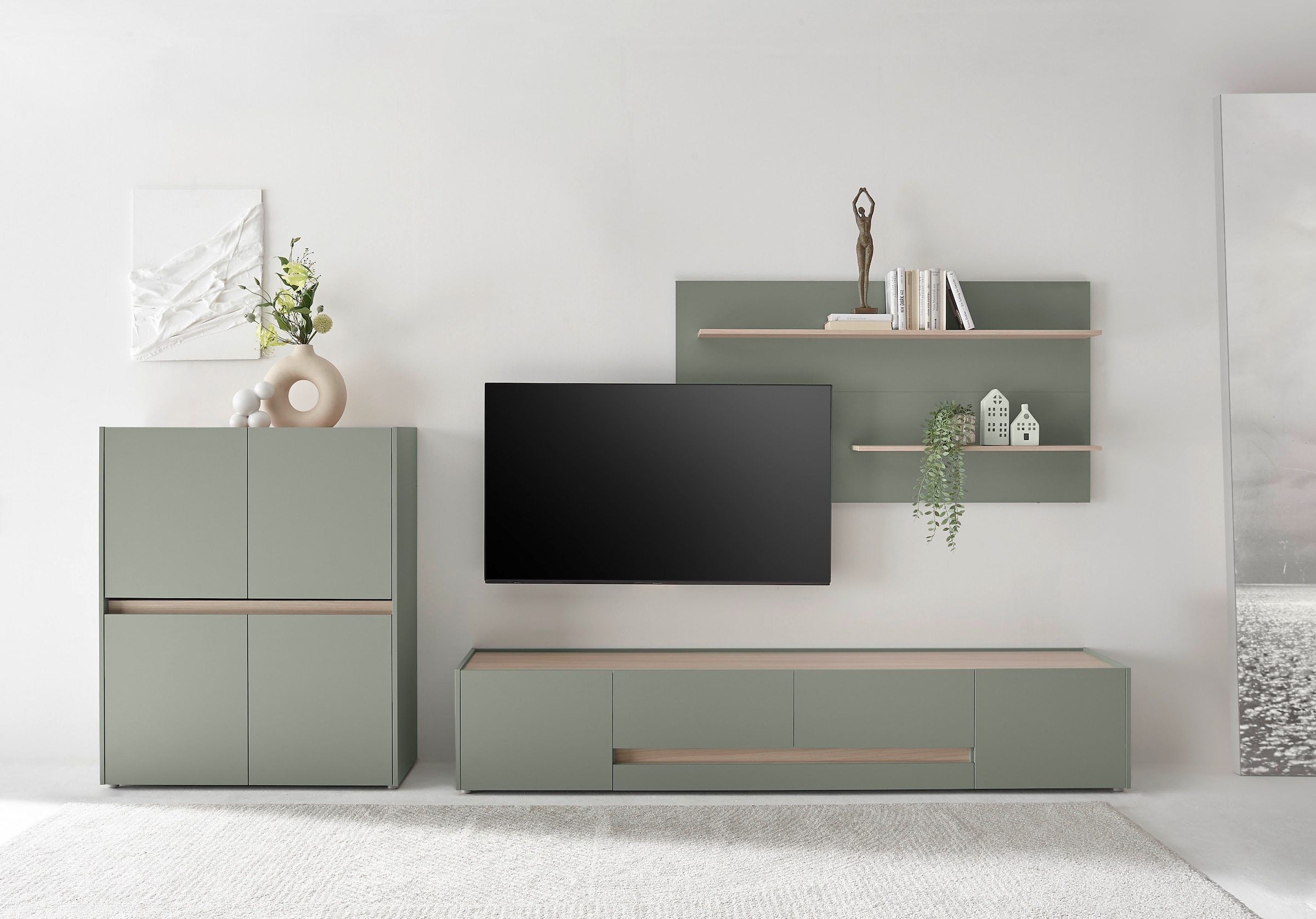 INOSIGN Wohnwand "City/Giron, moderne Anbauwand, Komplettset in vielen Farb günstig online kaufen