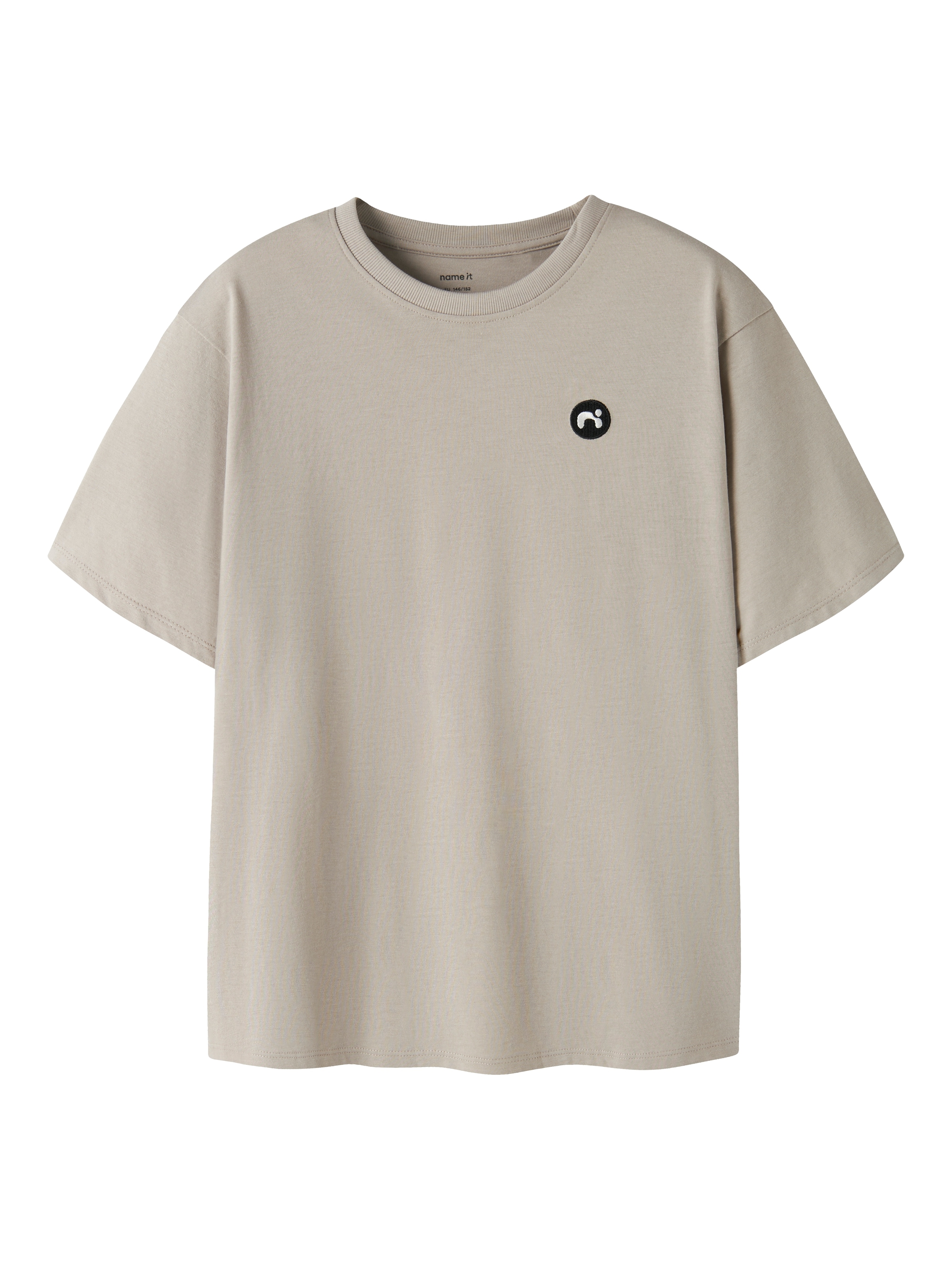 Name It Kurzarmshirt "Nkmvimo Ss Nreg Top Noos" Baumwollmischung, Jersey