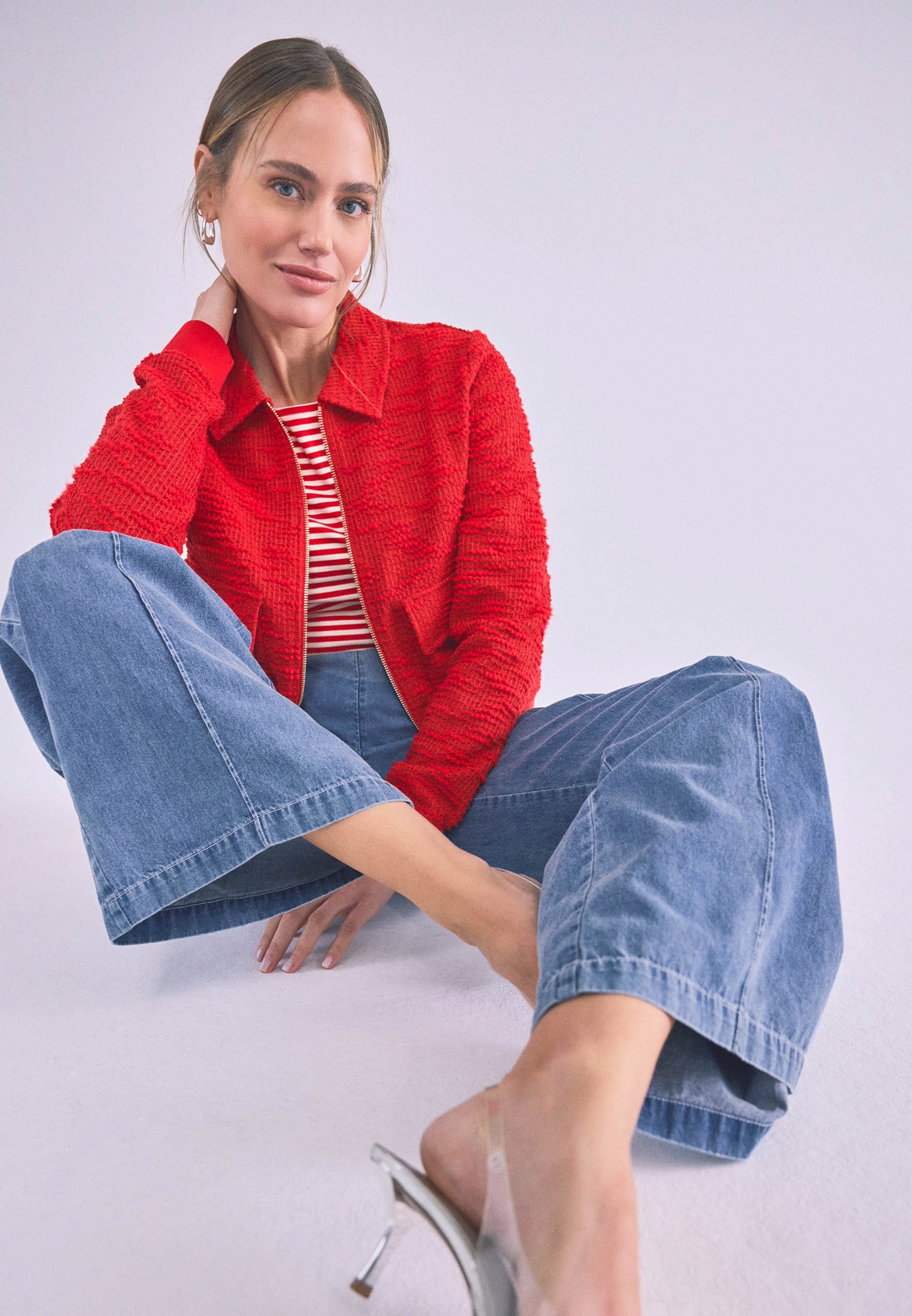 Zero Jackenblazer »zero Bouclè-Jacke mit Klappentaschen«, weiteres Detail
