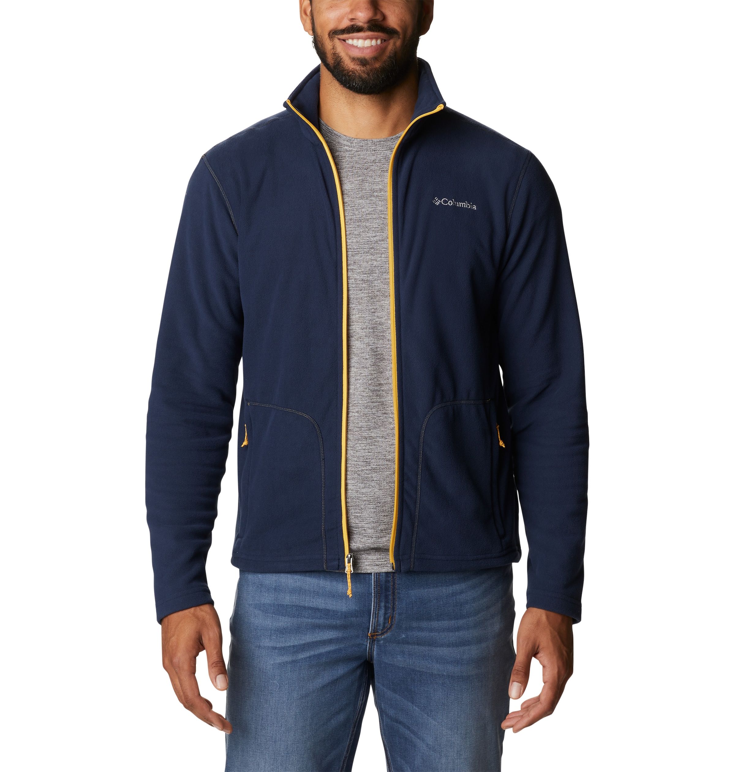 Columbia Fleecejacke »Fast Trek™ Light FZ Fleece«, (1 St.), mit kontrastfarbenen Details