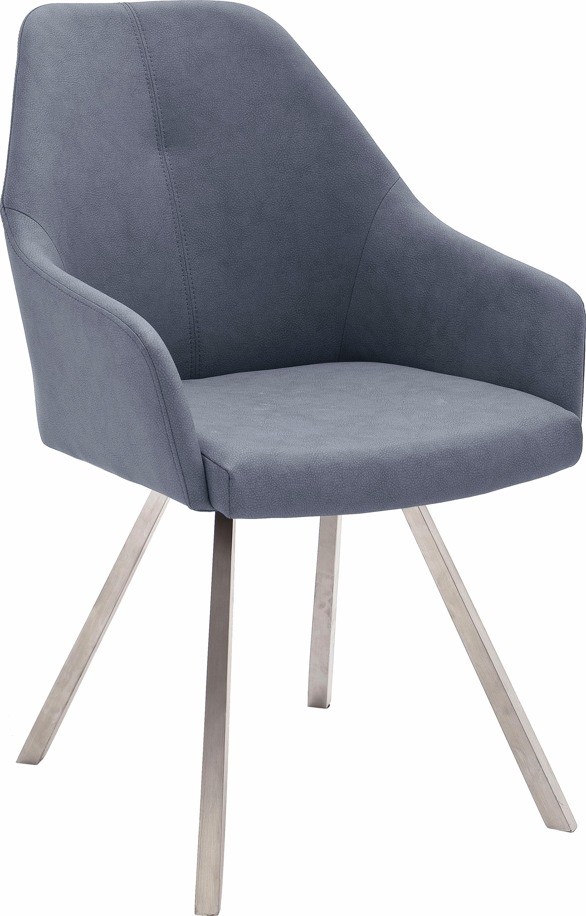 MCA furniture 4-Fußstuhl "Madita A-eckig" (Set) 2 Stk. Kunstleder Stuhl bel günstig online kaufen