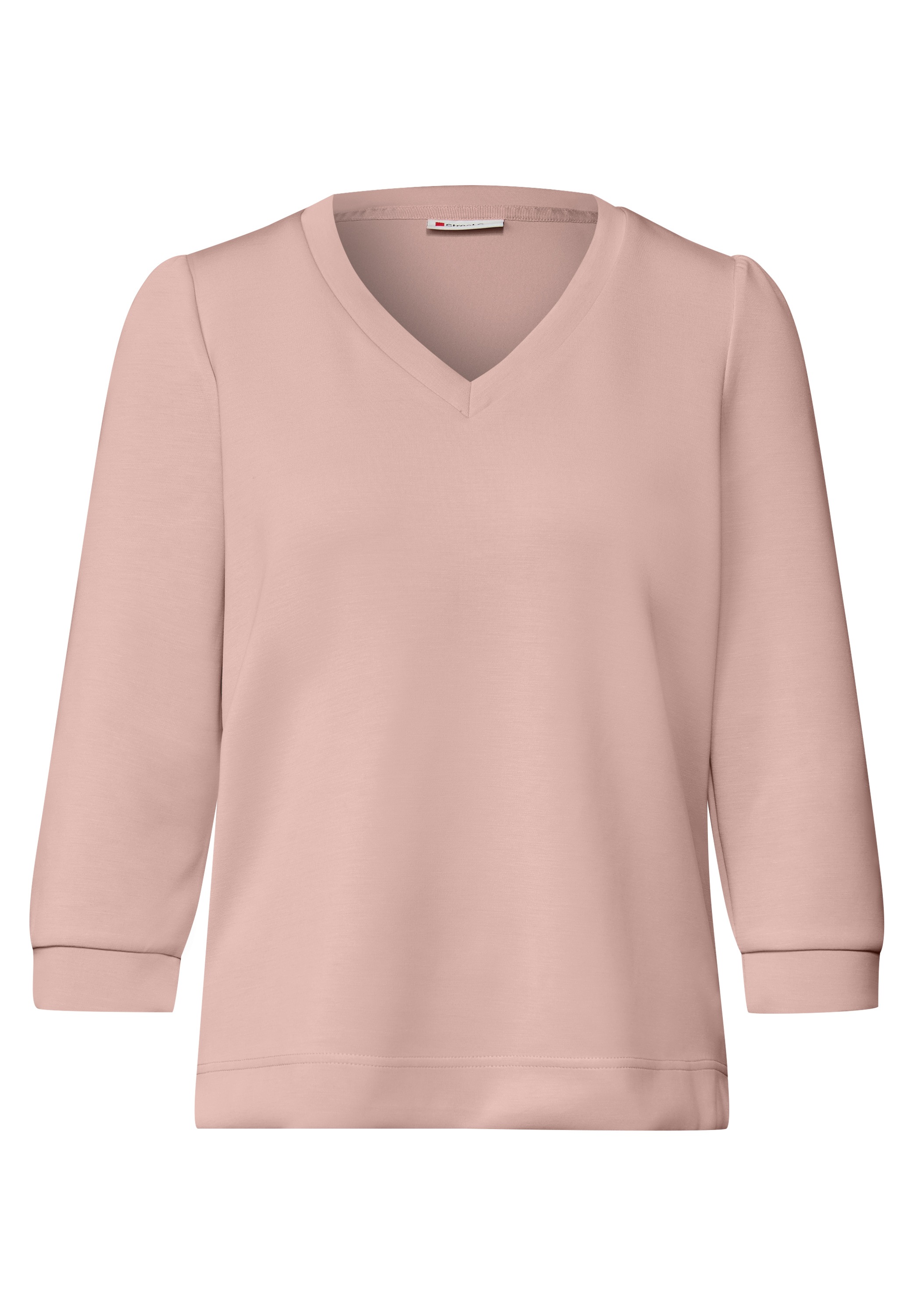 STREET ONE 3/4-Arm-Shirt, mit Raffungen an den Schultern